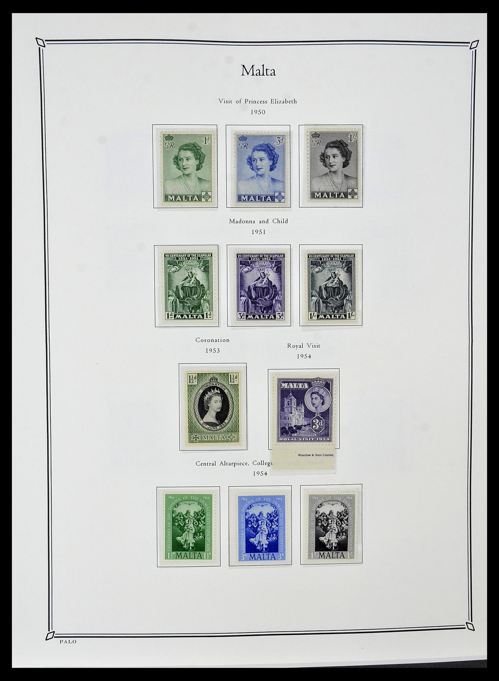 34367 040 - Postzegelverzameling 34367 Engelse koloniën 1858-1995