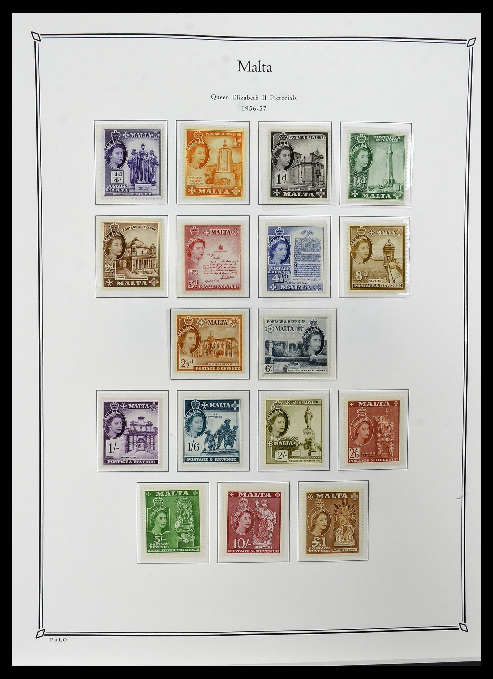 34367 041 - Postzegelverzameling 34367 Engelse koloniën 1858-1995