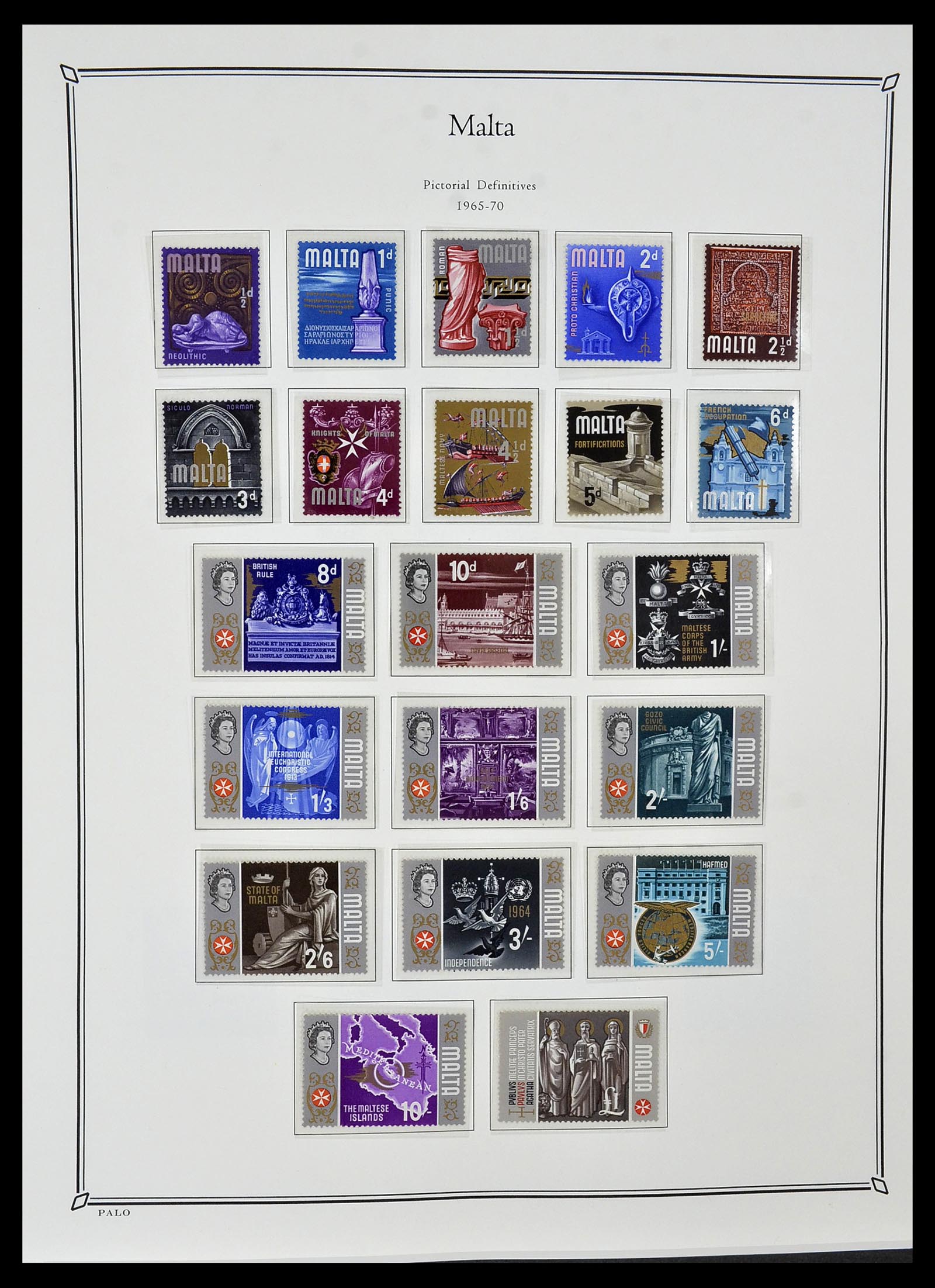 34367 047 - Postzegelverzameling 34367 Engelse koloniën 1858-1995