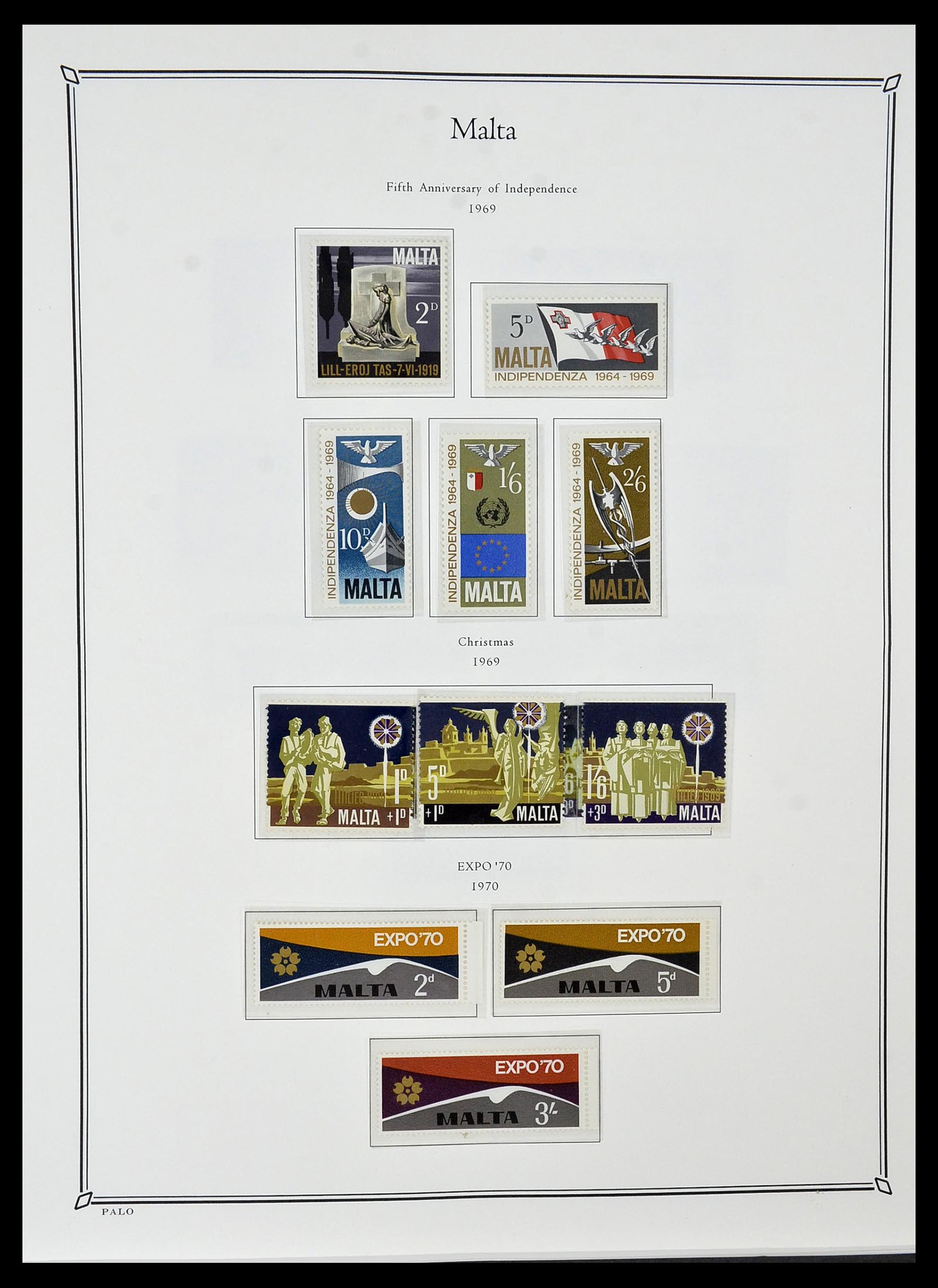 34367 054 - Postzegelverzameling 34367 Engelse koloniën 1858-1995