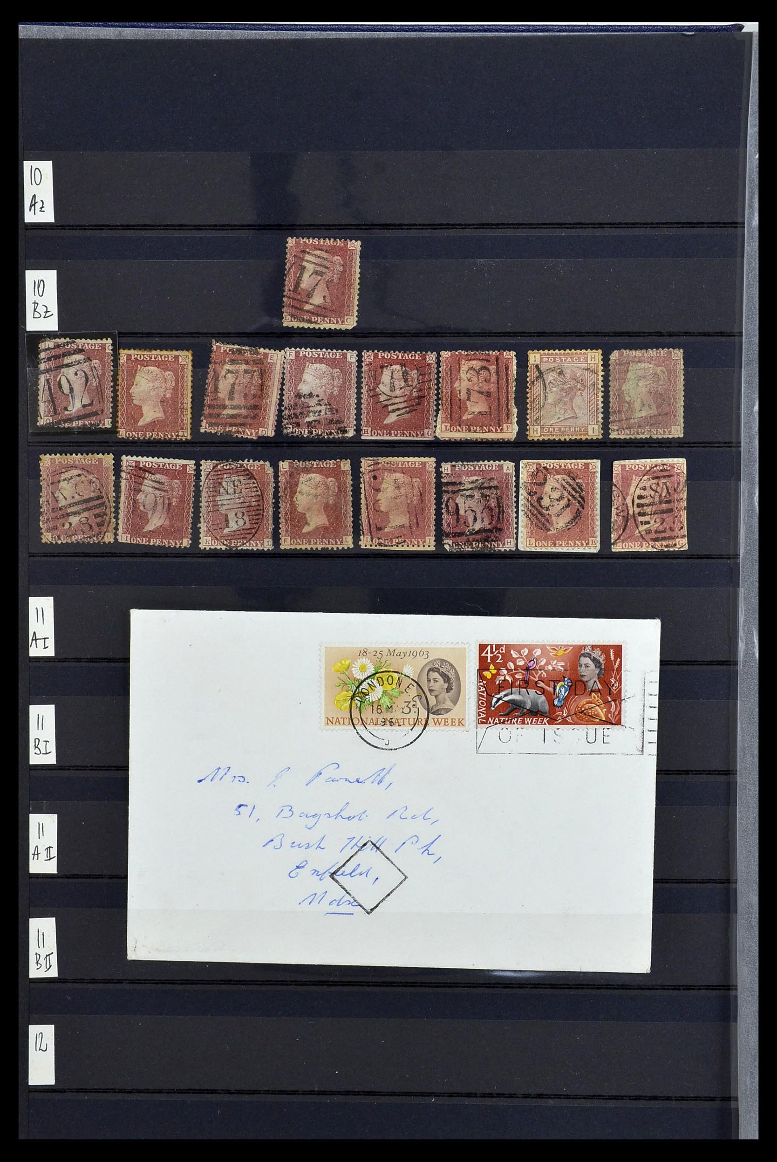 34368 004 - Postzegelverzameling 34368 Engeland uitzoekpartij 1858-1990.