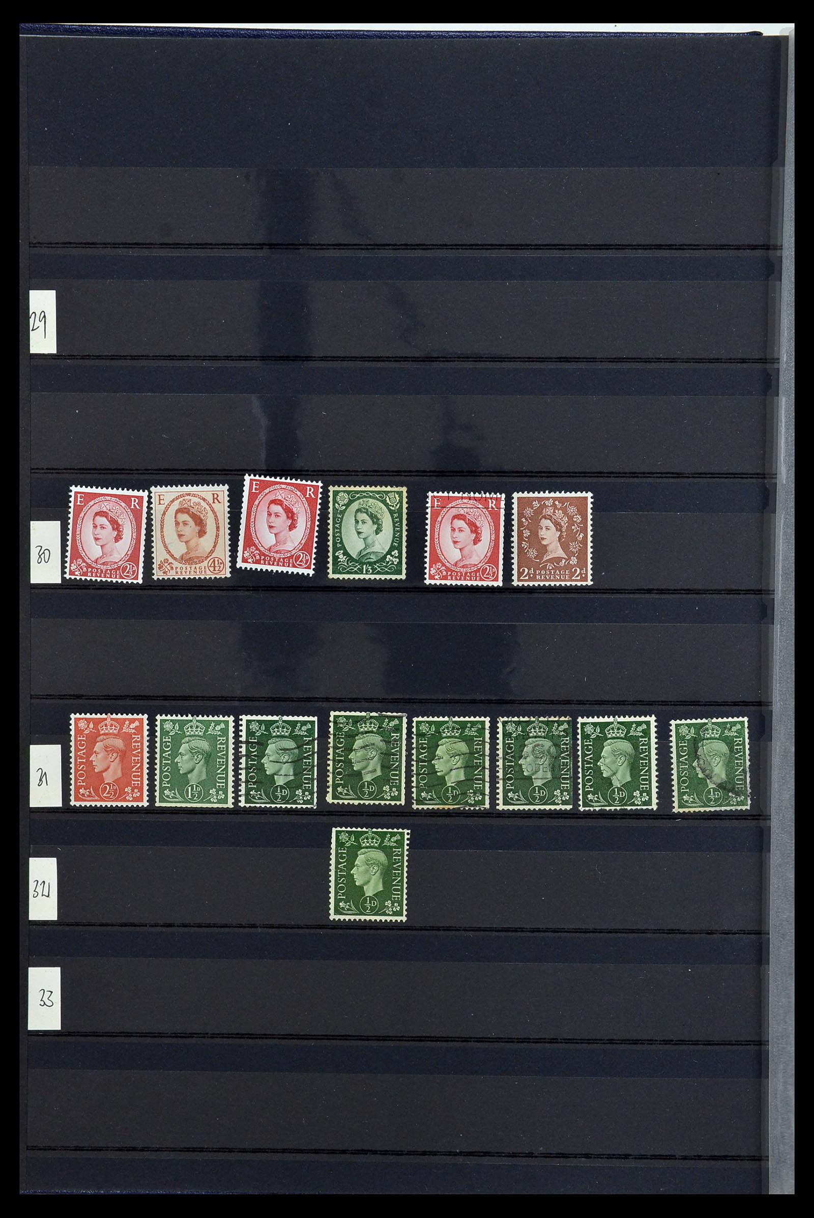 34368 008 - Postzegelverzameling 34368 Engeland uitzoekpartij 1858-1990.