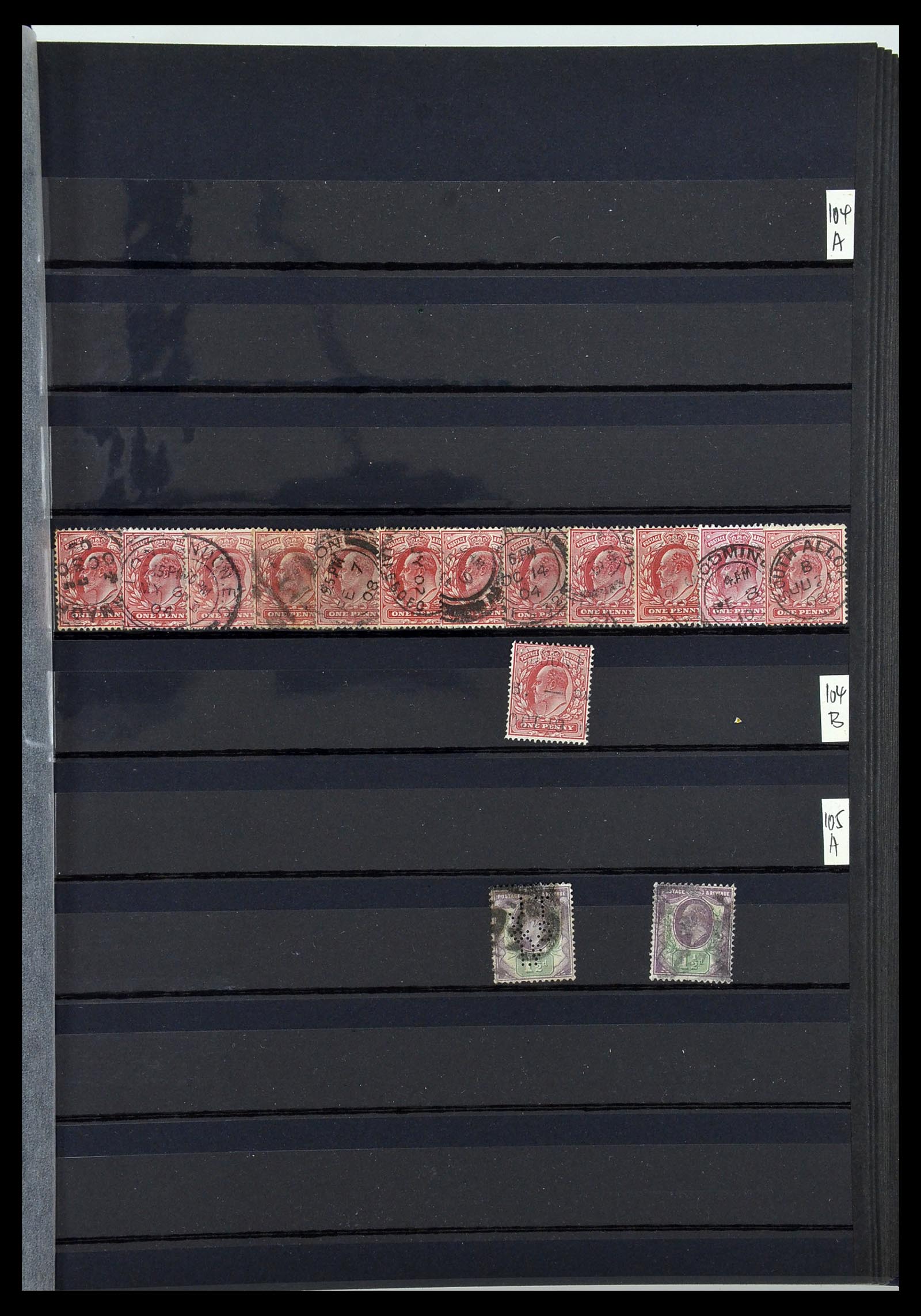34368 010 - Postzegelverzameling 34368 Engeland uitzoekpartij 1858-1990.