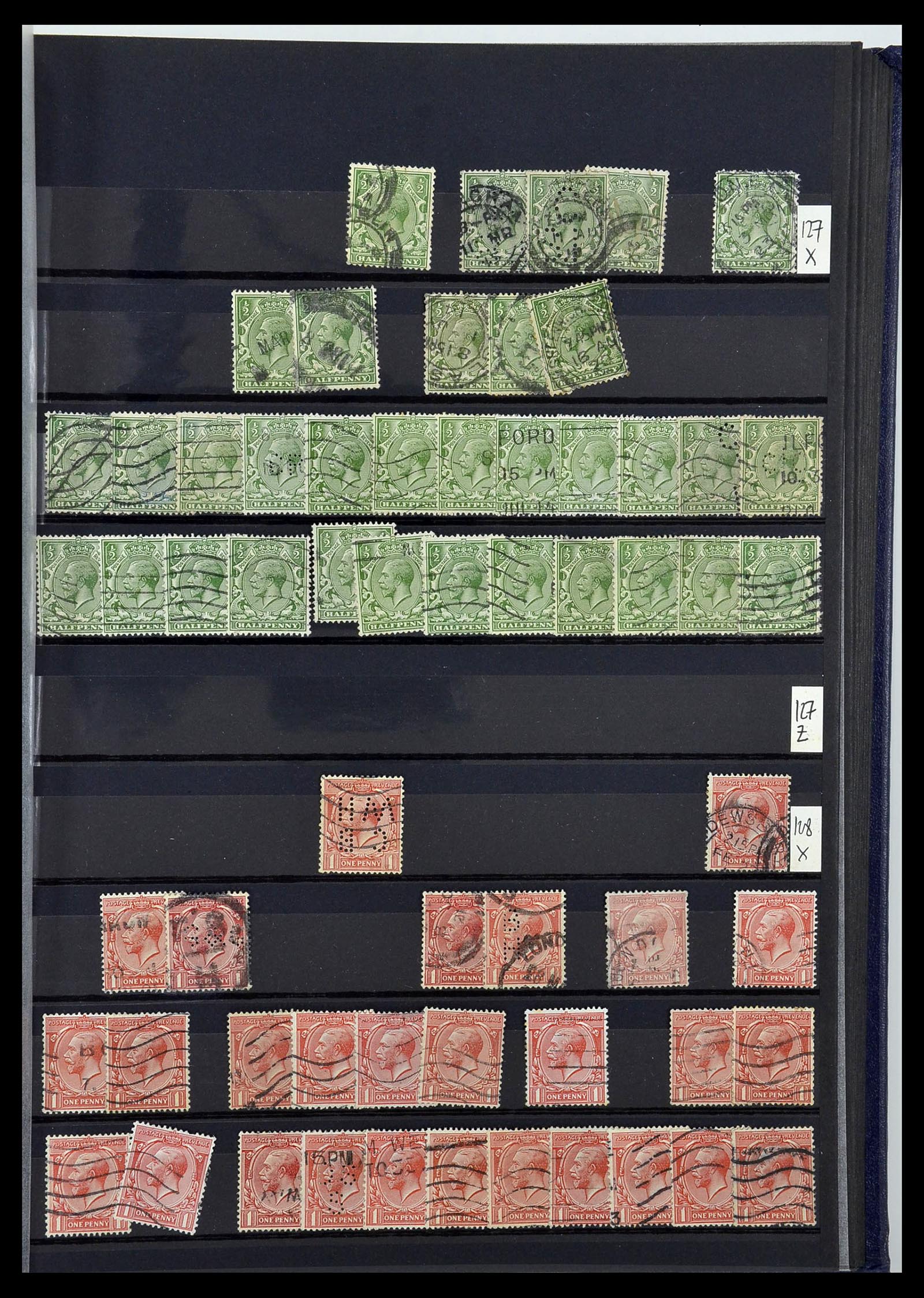 34368 014 - Postzegelverzameling 34368 Engeland uitzoekpartij 1858-1990.