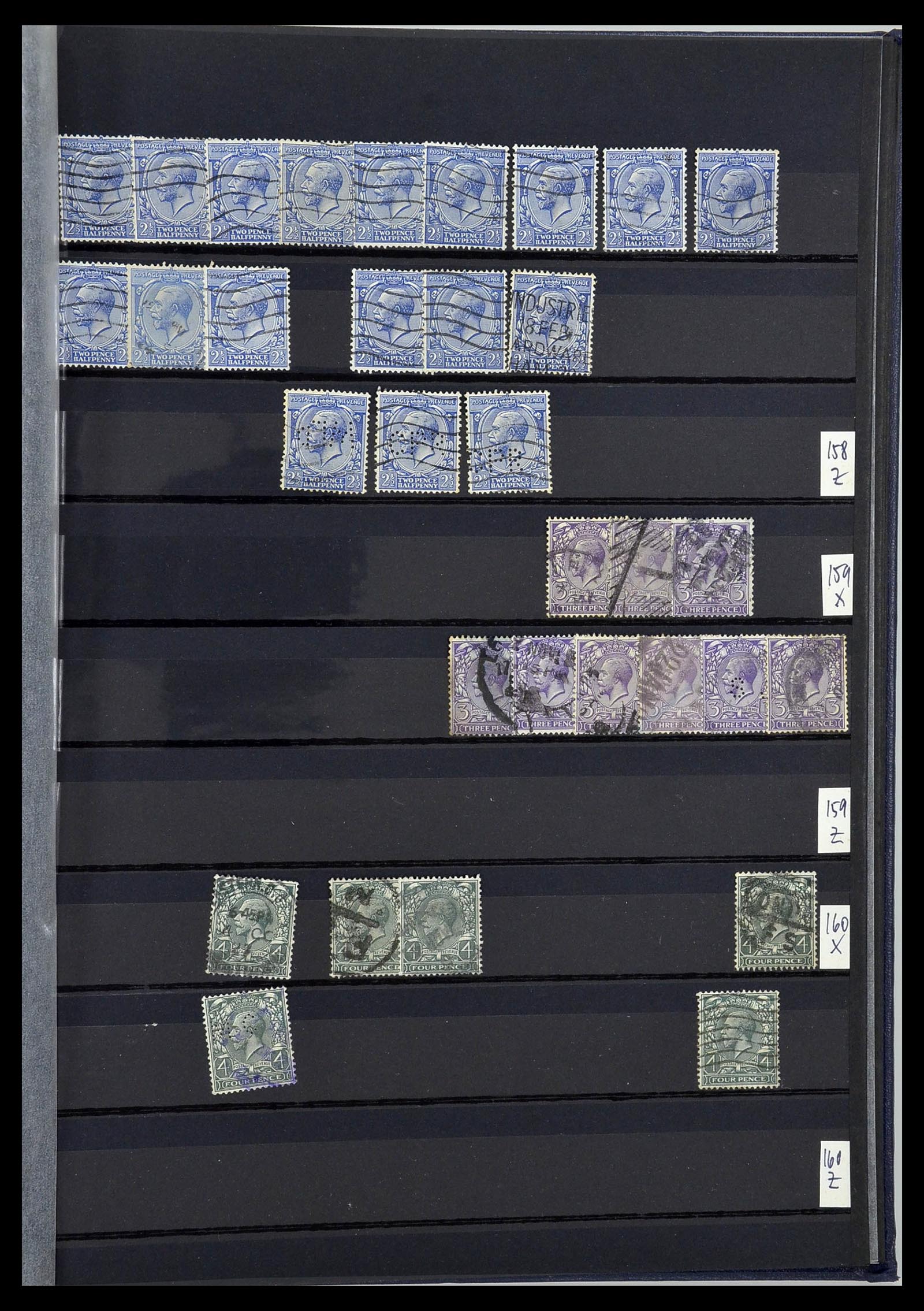 34368 024 - Postzegelverzameling 34368 Engeland uitzoekpartij 1858-1990.