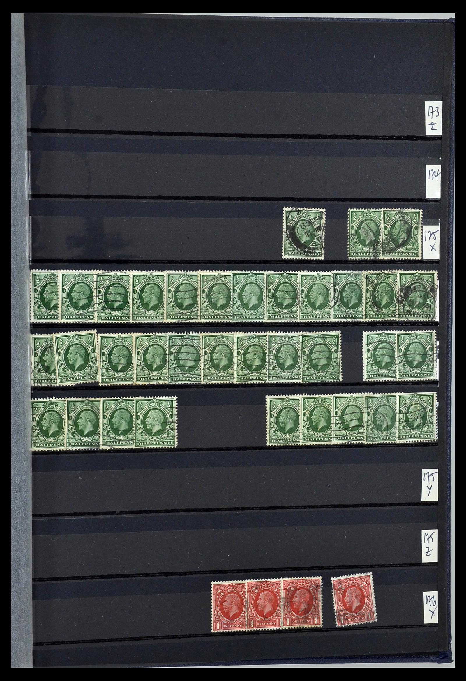 34368 027 - Postzegelverzameling 34368 Engeland uitzoekpartij 1858-1990.