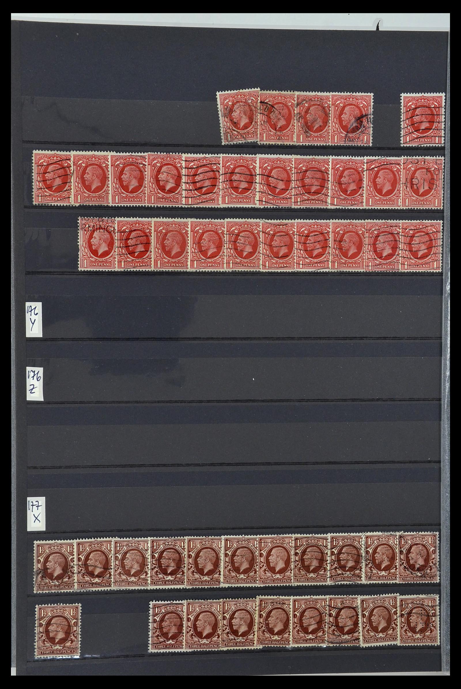 34368 028 - Postzegelverzameling 34368 Engeland uitzoekpartij 1858-1990.