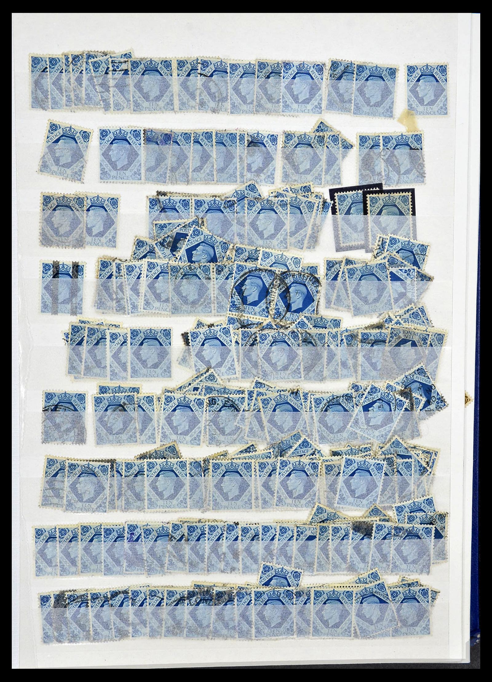 34368 041 - Stamp collection 34368 Great Britain sorting lot 1858-1990.