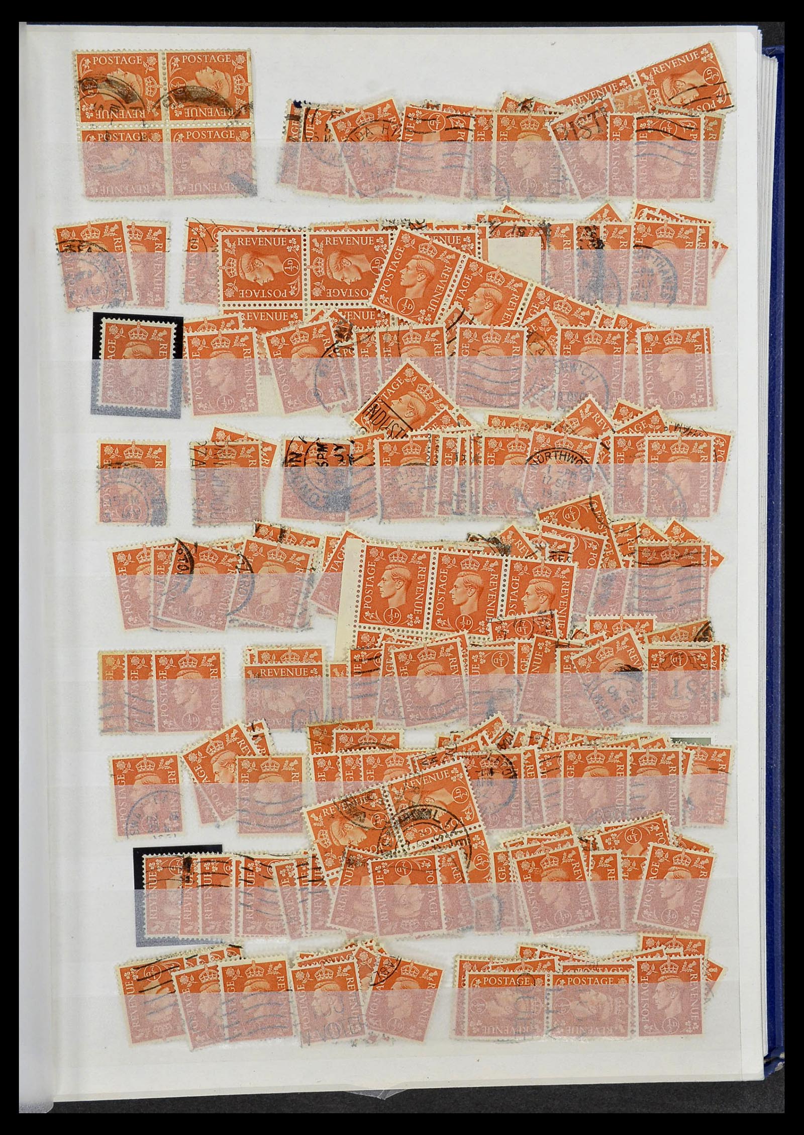 34368 050 - Postzegelverzameling 34368 Engeland uitzoekpartij 1858-1990.