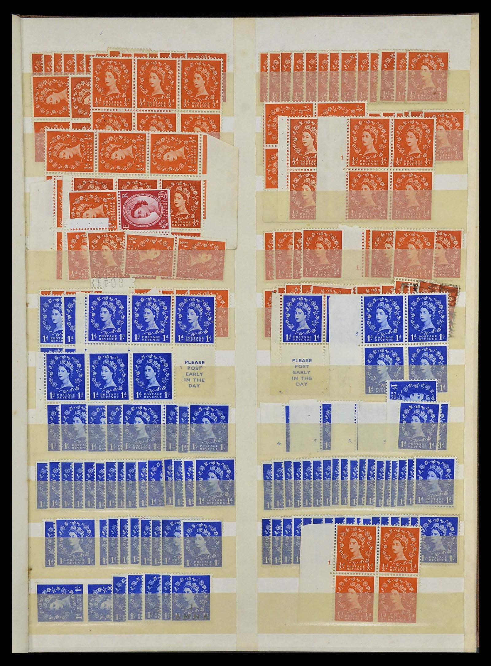 34368 072 - Postzegelverzameling 34368 Engeland uitzoekpartij 1858-1990.
