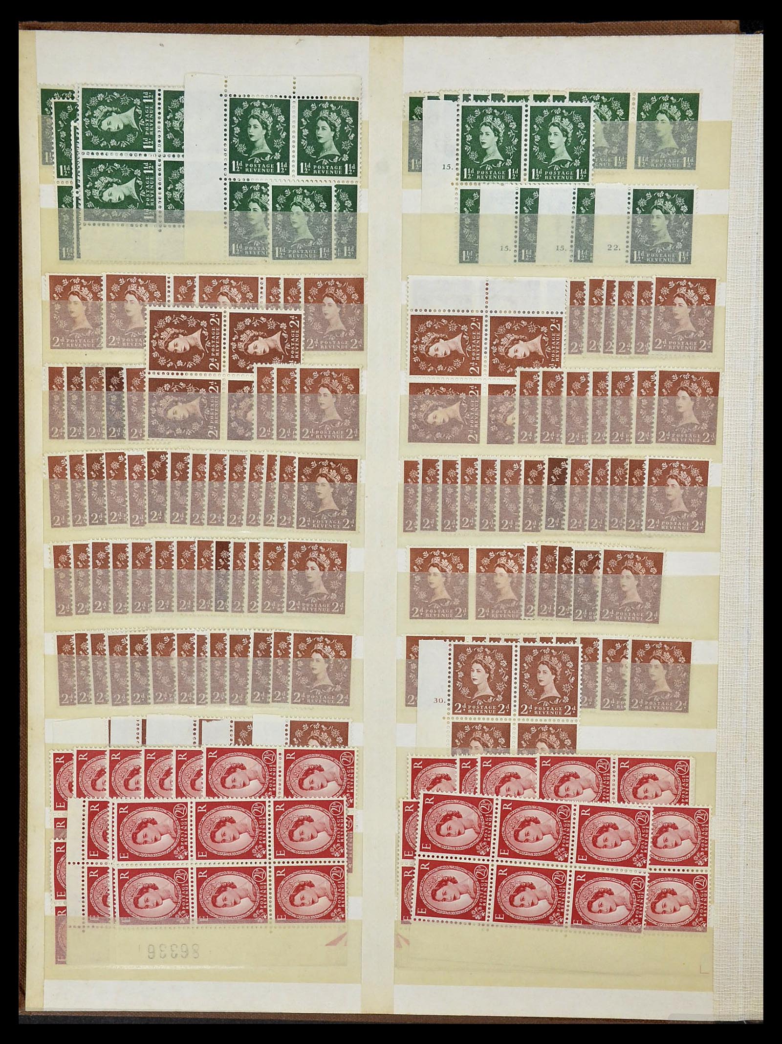 34368 073 - Postzegelverzameling 34368 Engeland uitzoekpartij 1858-1990.
