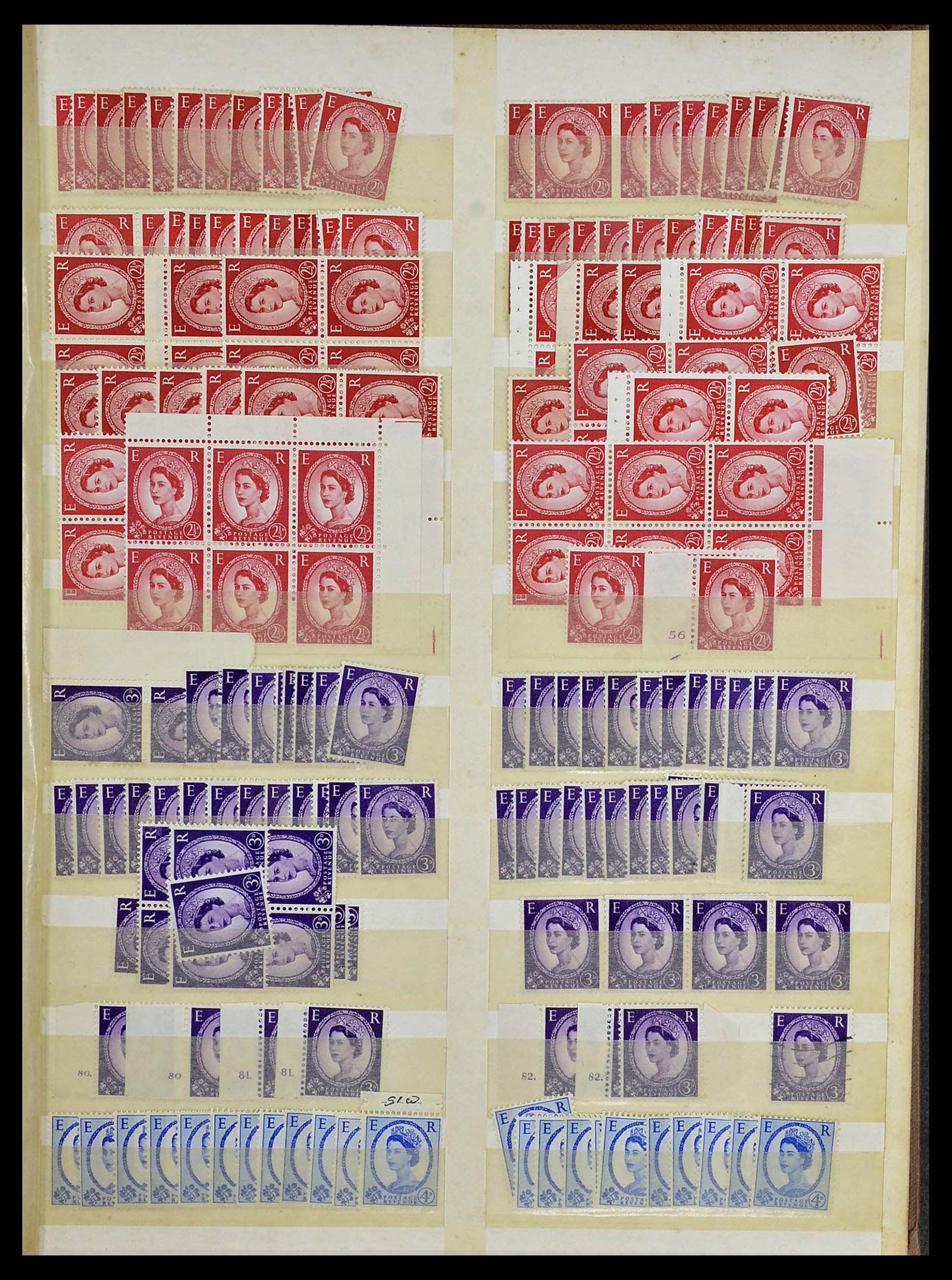 34368 074 - Postzegelverzameling 34368 Engeland uitzoekpartij 1858-1990.