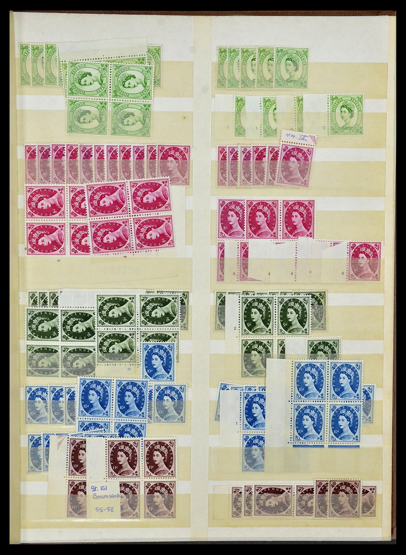 34368 076 - Postzegelverzameling 34368 Engeland uitzoekpartij 1858-1990.