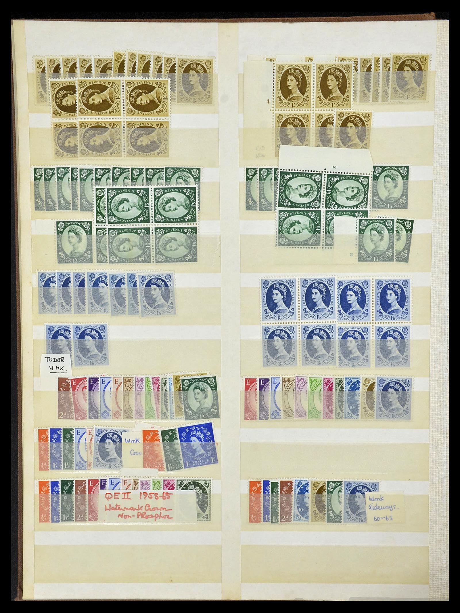 34368 077 - Postzegelverzameling 34368 Engeland uitzoekpartij 1858-1990.