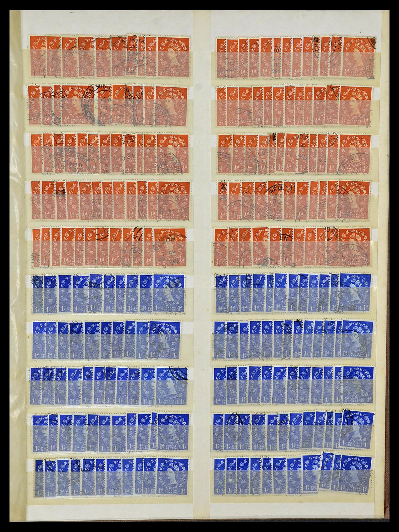 34368 078 - Stamp collection 34368 Great Britain sorting lot 1858-1990.