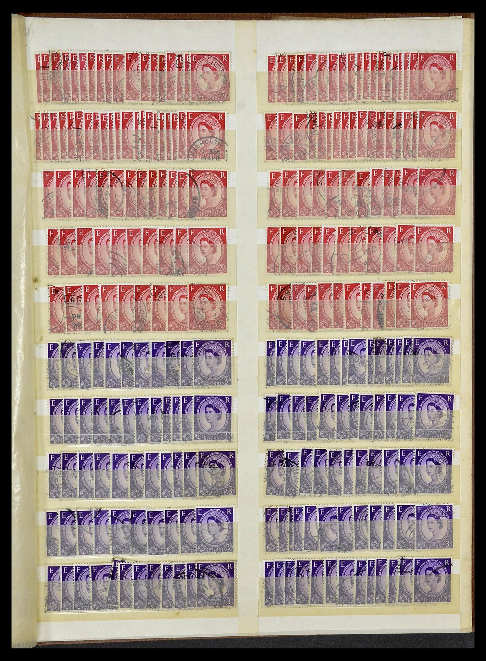 34368 080 - Postzegelverzameling 34368 Engeland uitzoekpartij 1858-1990.