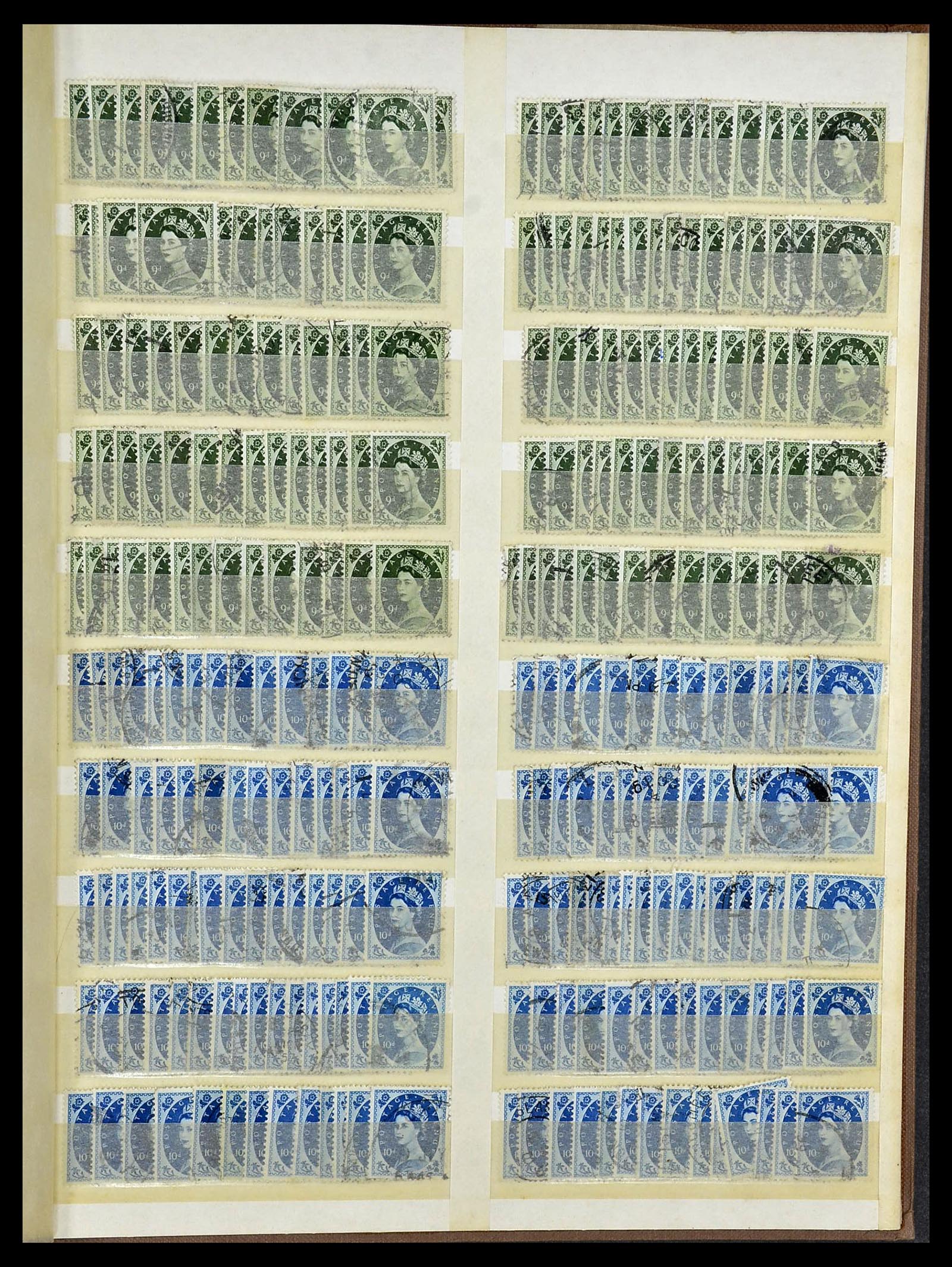 34368 084 - Stamp collection 34368 Great Britain sorting lot 1858-1990.
