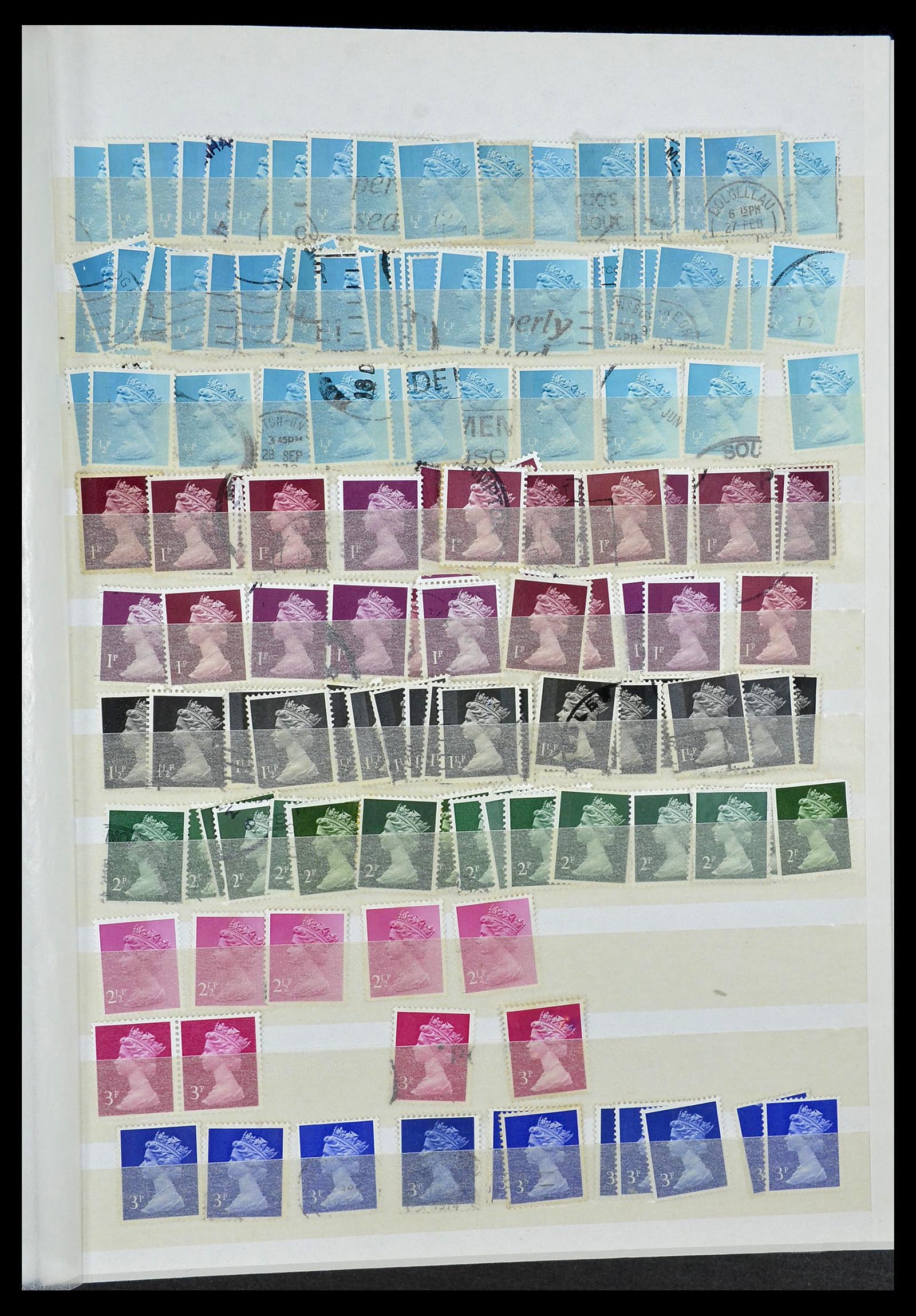 34368 088 - Stamp collection 34368 Great Britain sorting lot 1858-1990.