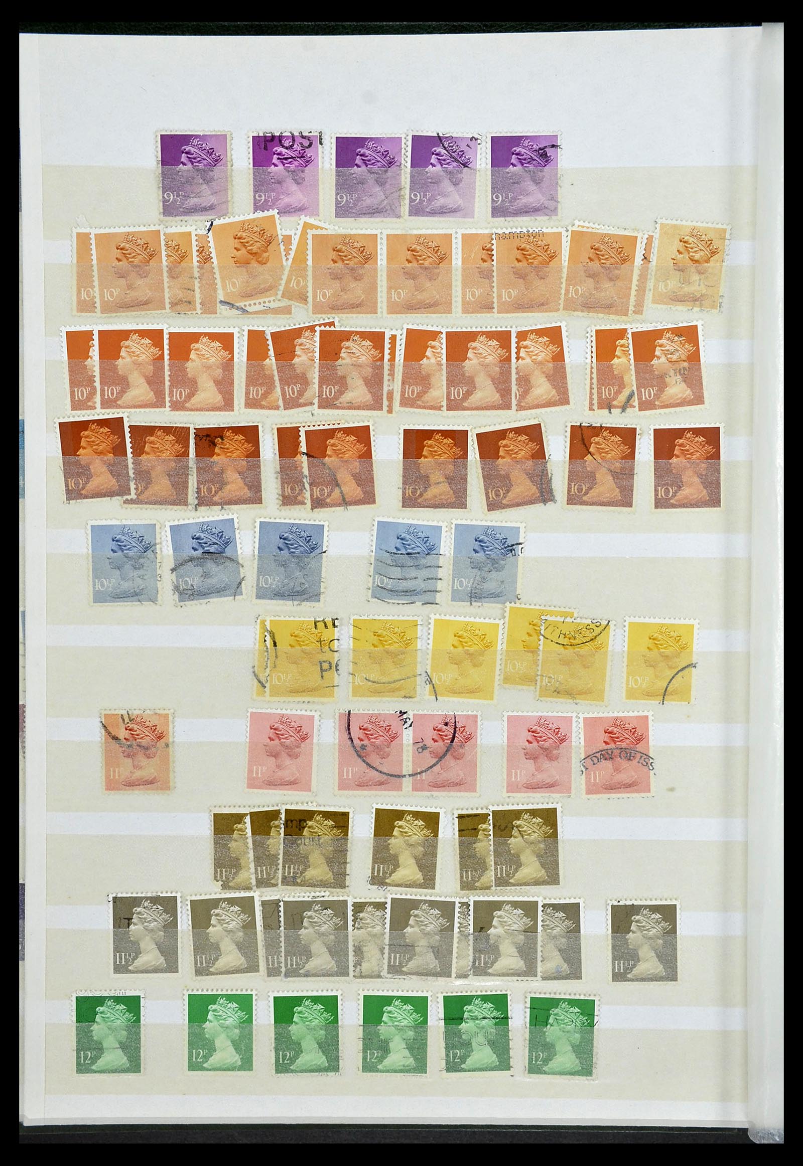 34368 091 - Stamp collection 34368 Great Britain sorting lot 1858-1990.