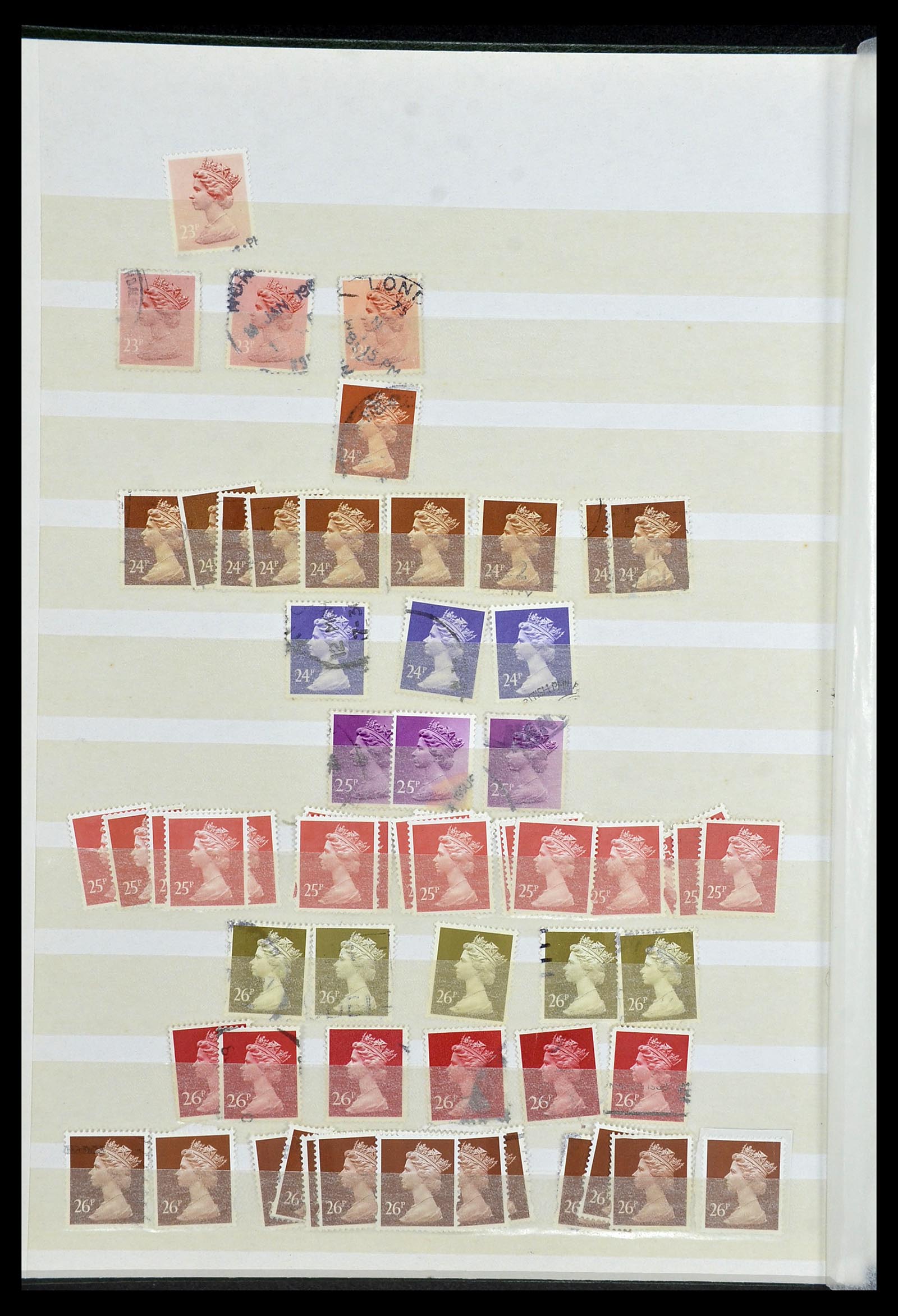 34368 096 - Stamp collection 34368 Great Britain sorting lot 1858-1990.