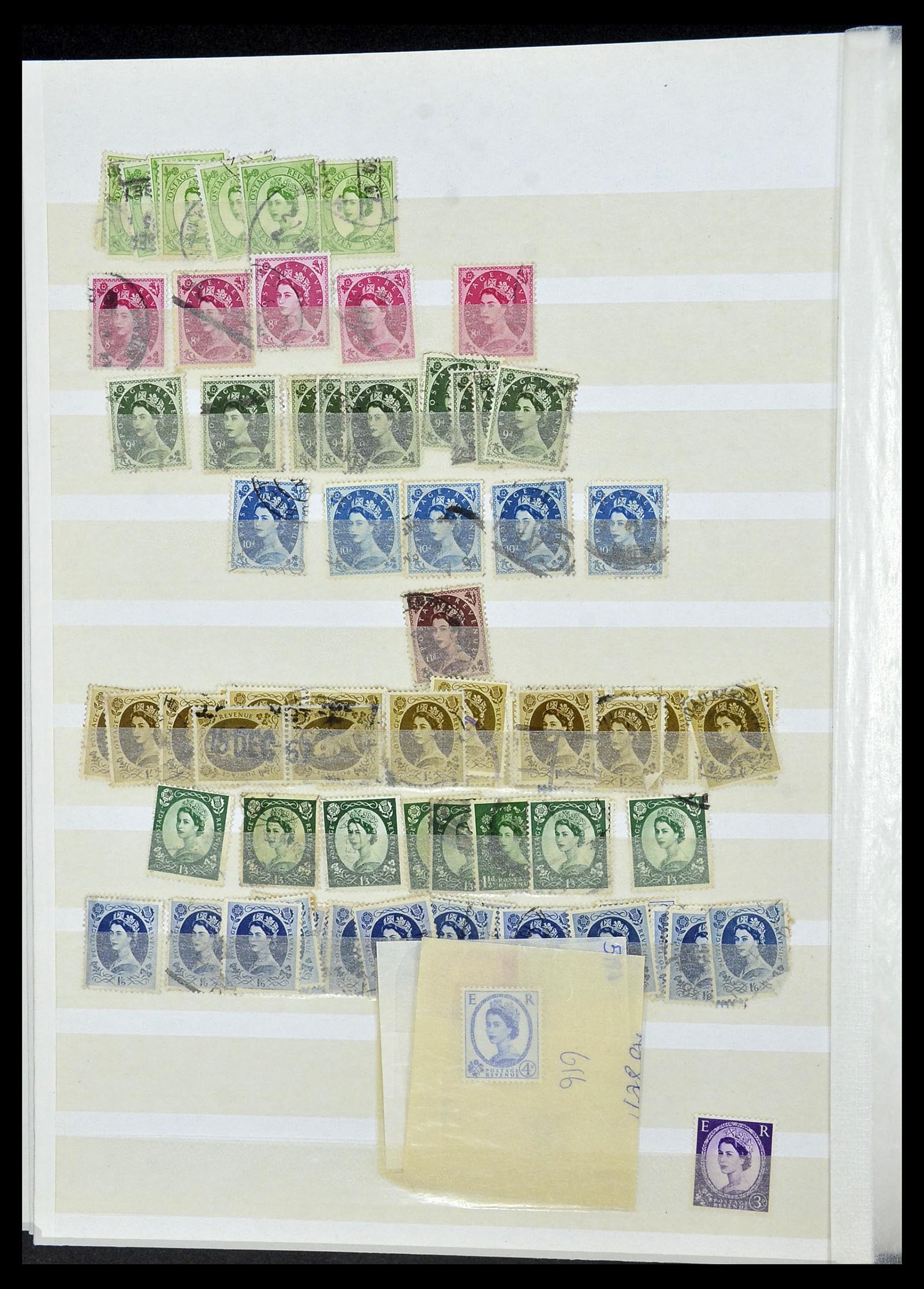 34368 102 - Stamp collection 34368 Great Britain sorting lot 1858-1990.