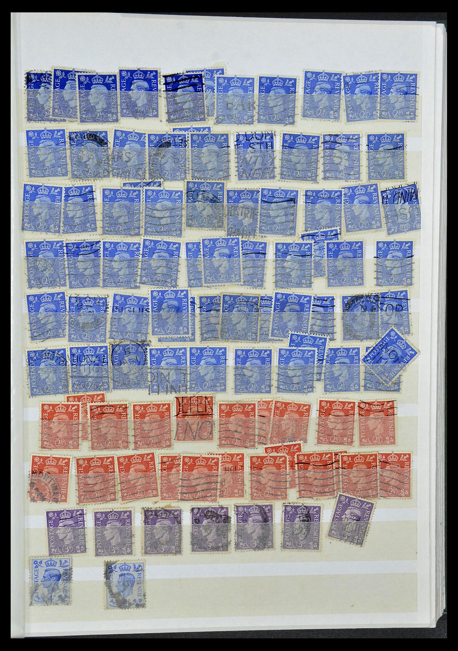 34368 106 - Stamp collection 34368 Great Britain sorting lot 1858-1990.
