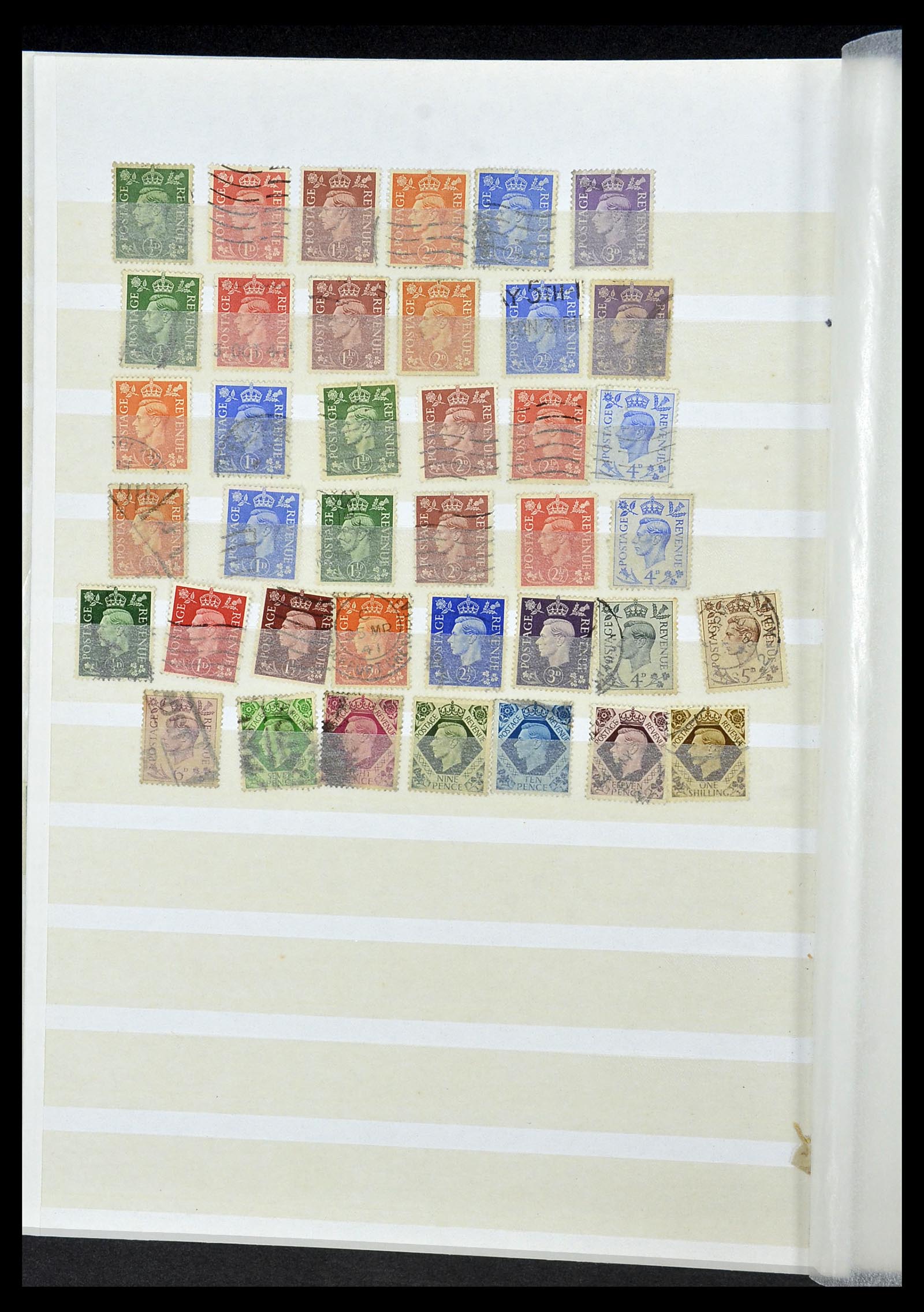34368 110 - Stamp collection 34368 Great Britain sorting lot 1858-1990.