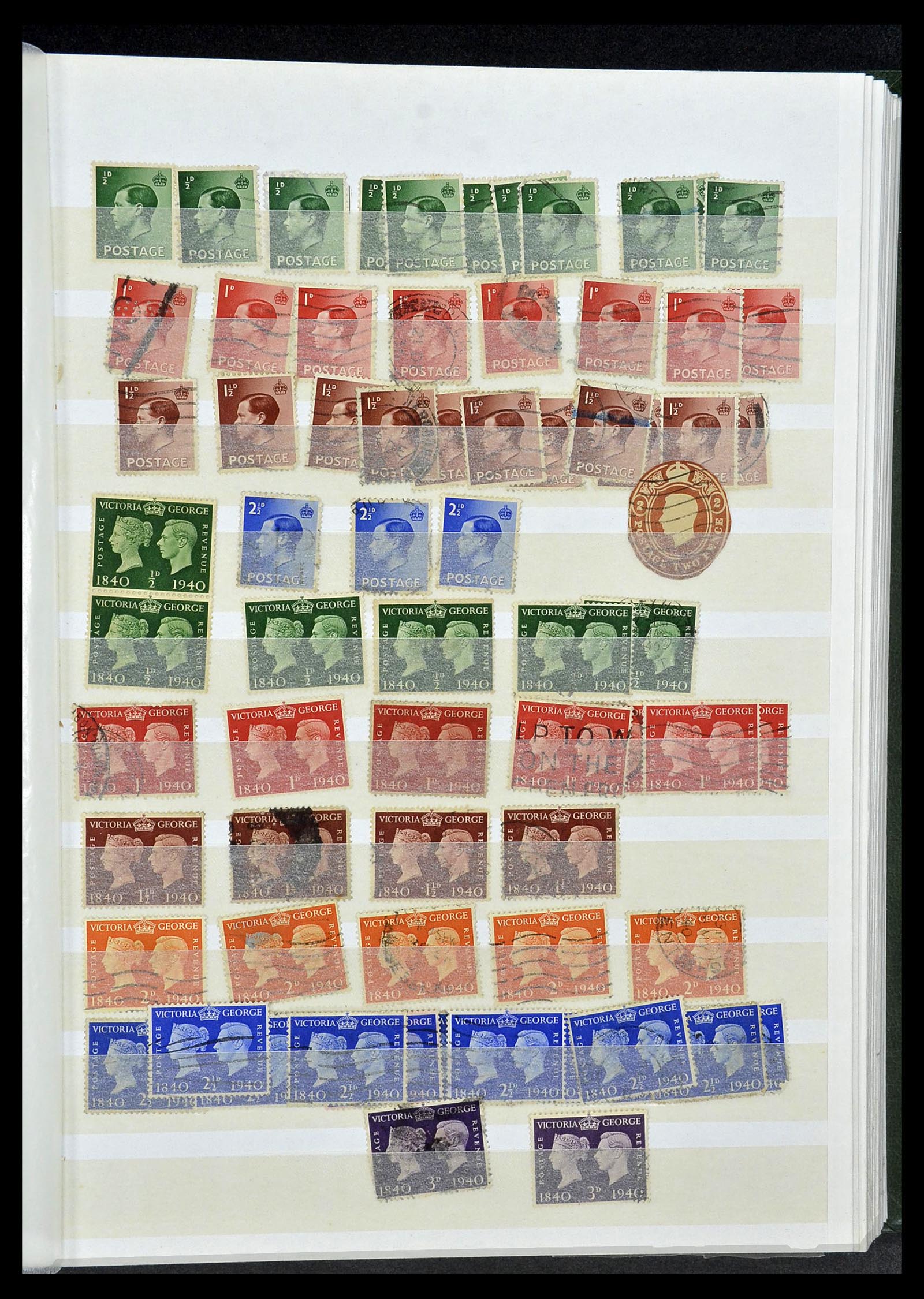 34368 111 - Postzegelverzameling 34368 Engeland uitzoekpartij 1858-1990.