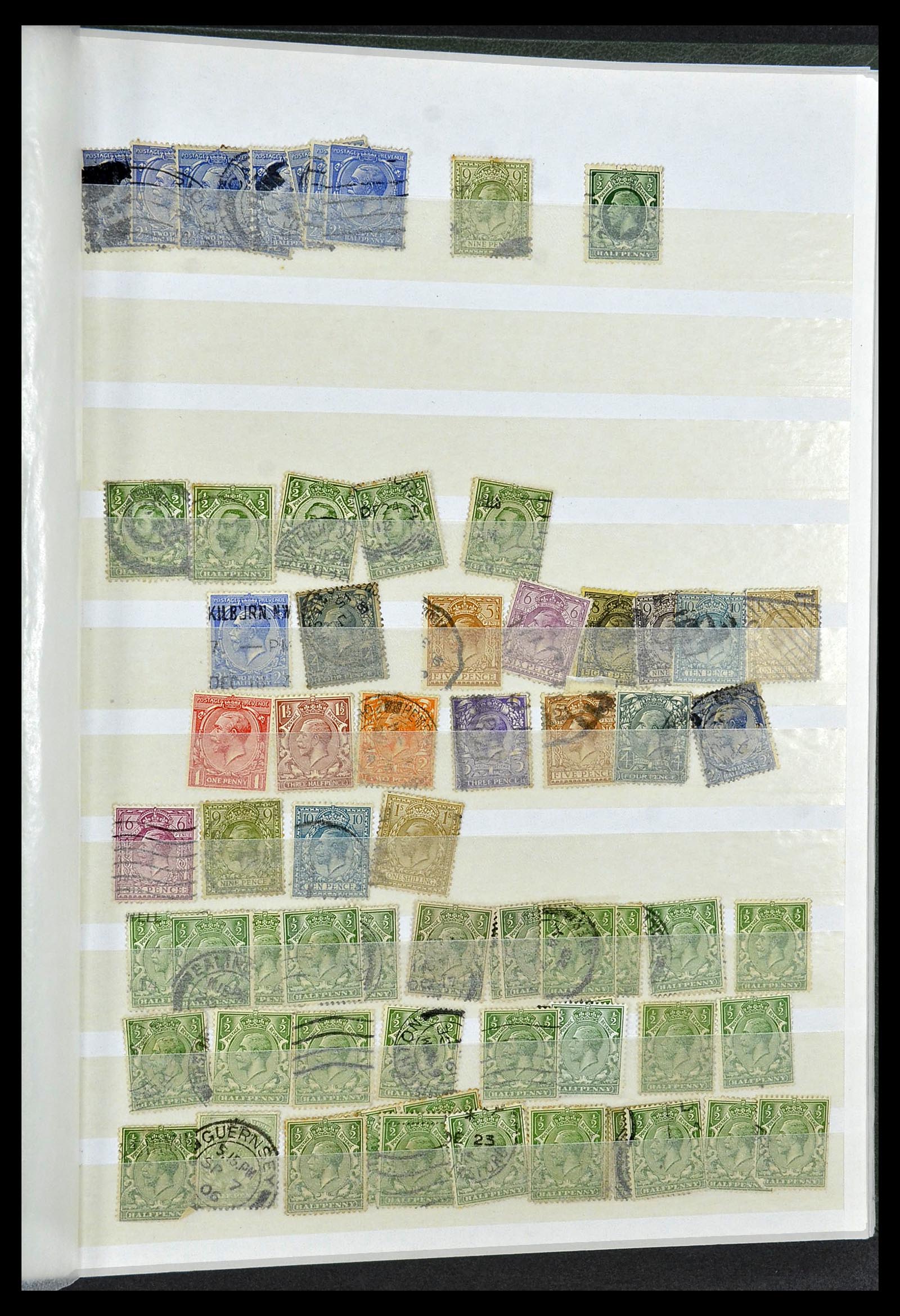 34368 120 - Postzegelverzameling 34368 Engeland uitzoekpartij 1858-1990.