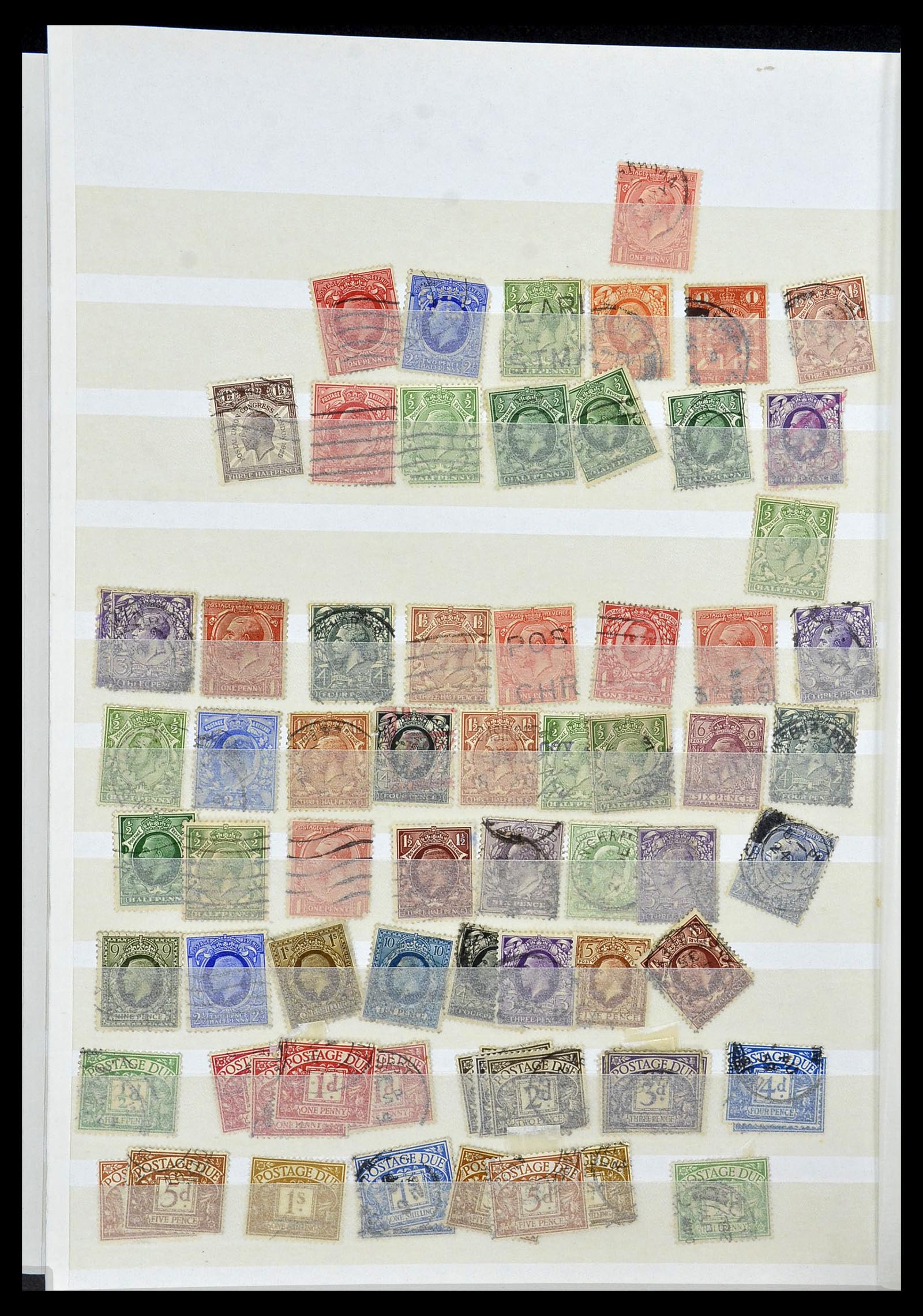34368 123 - Stamp collection 34368 Great Britain sorting lot 1858-1990.