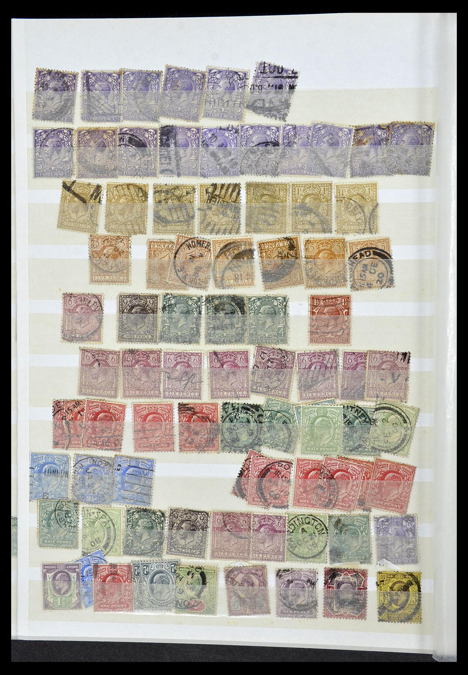 34368 125 - Postzegelverzameling 34368 Engeland uitzoekpartij 1858-1990.
