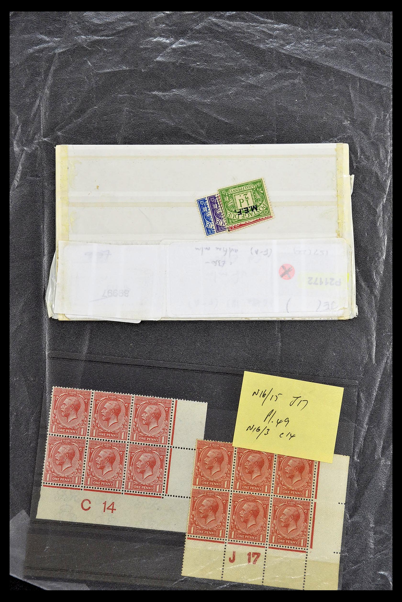 34373 002 - Postzegelverzameling 34373 Engeland 1858-1970.