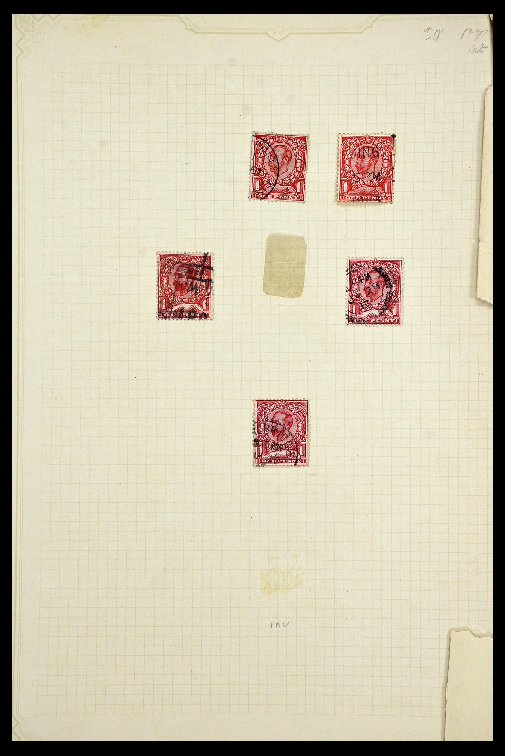 34373 005 - Postzegelverzameling 34373 Engeland 1858-1970.