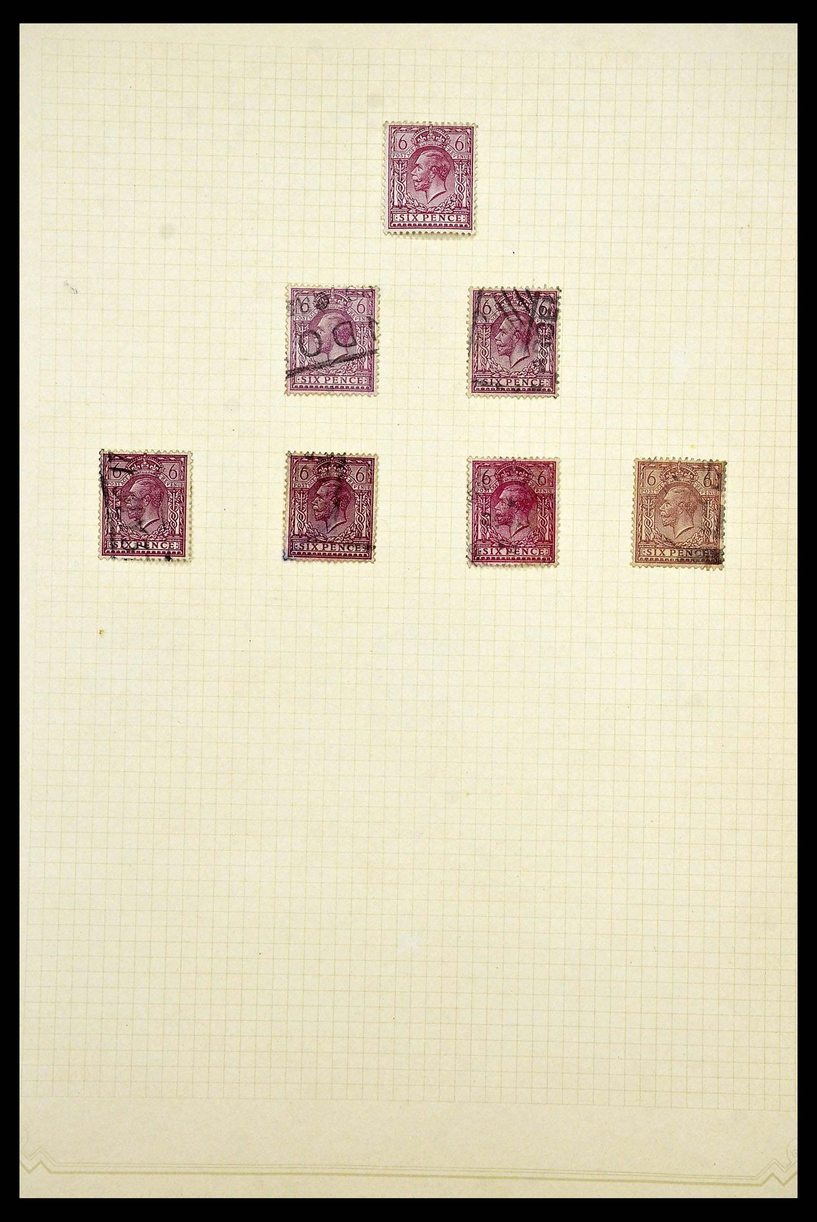 34373 009 - Stamp collection 34373 Great Britain 1858-1970.