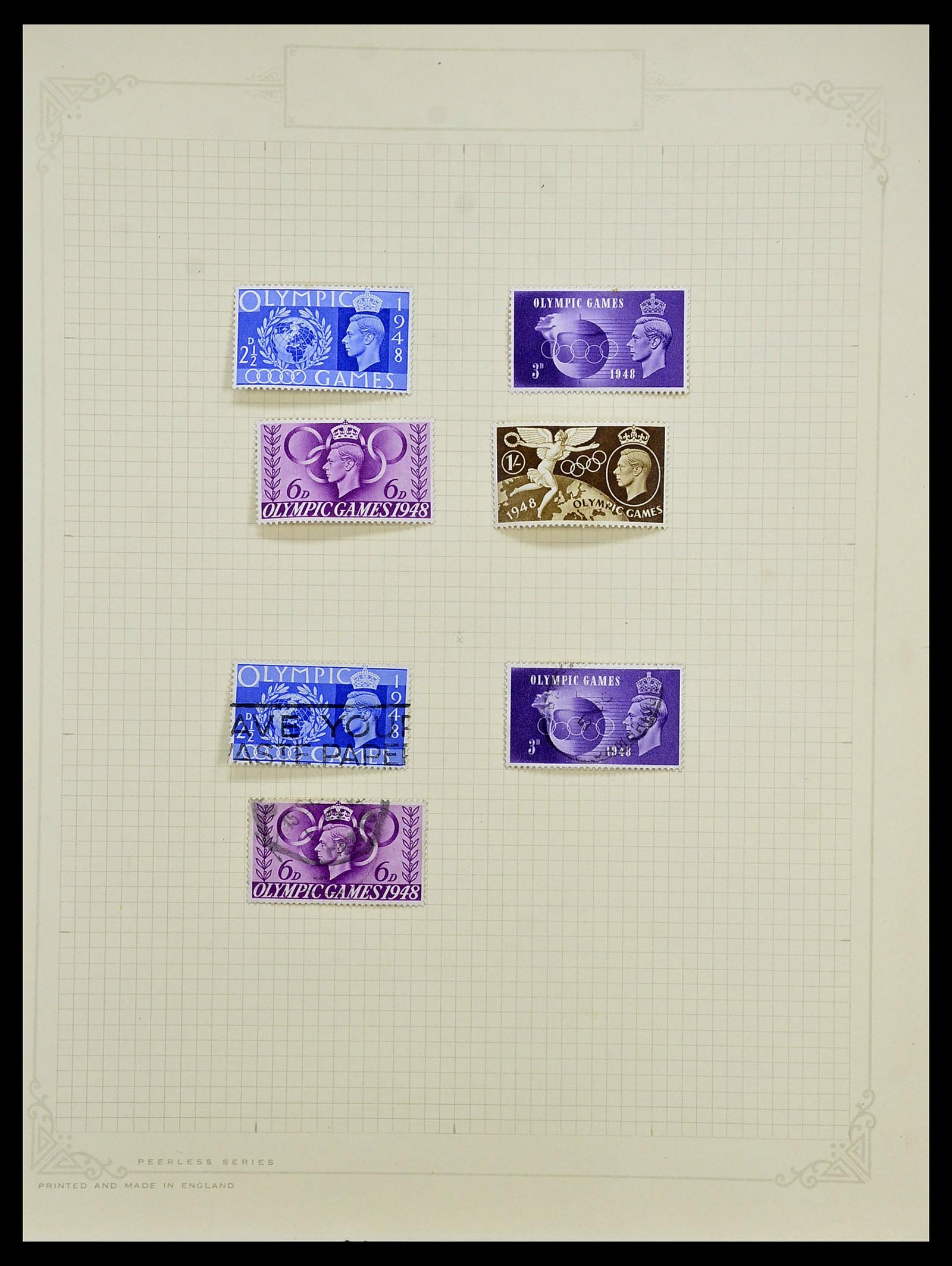 34373 019 - Postzegelverzameling 34373 Engeland 1858-1970.