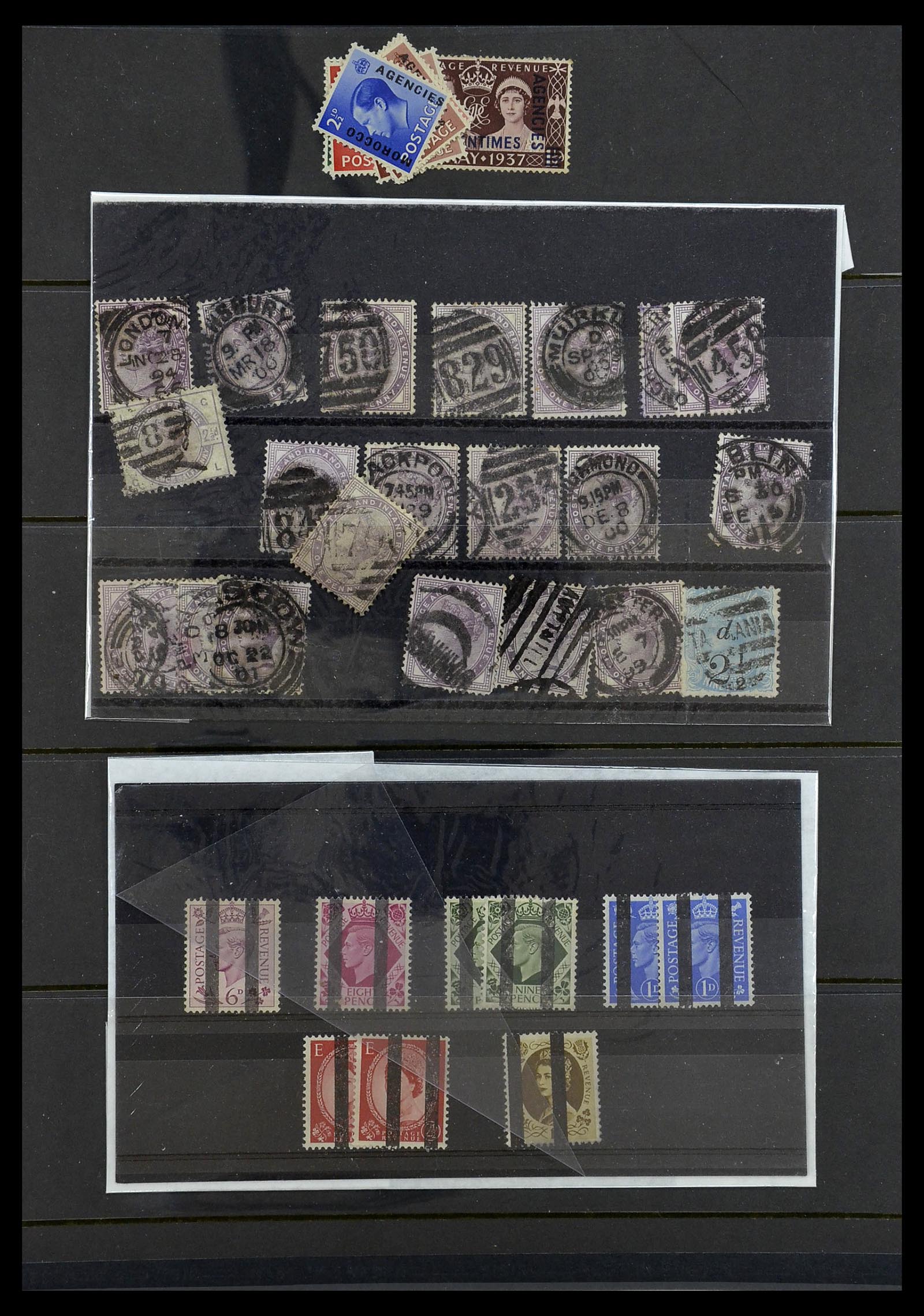 34373 026 - Postzegelverzameling 34373 Engeland 1858-1970.