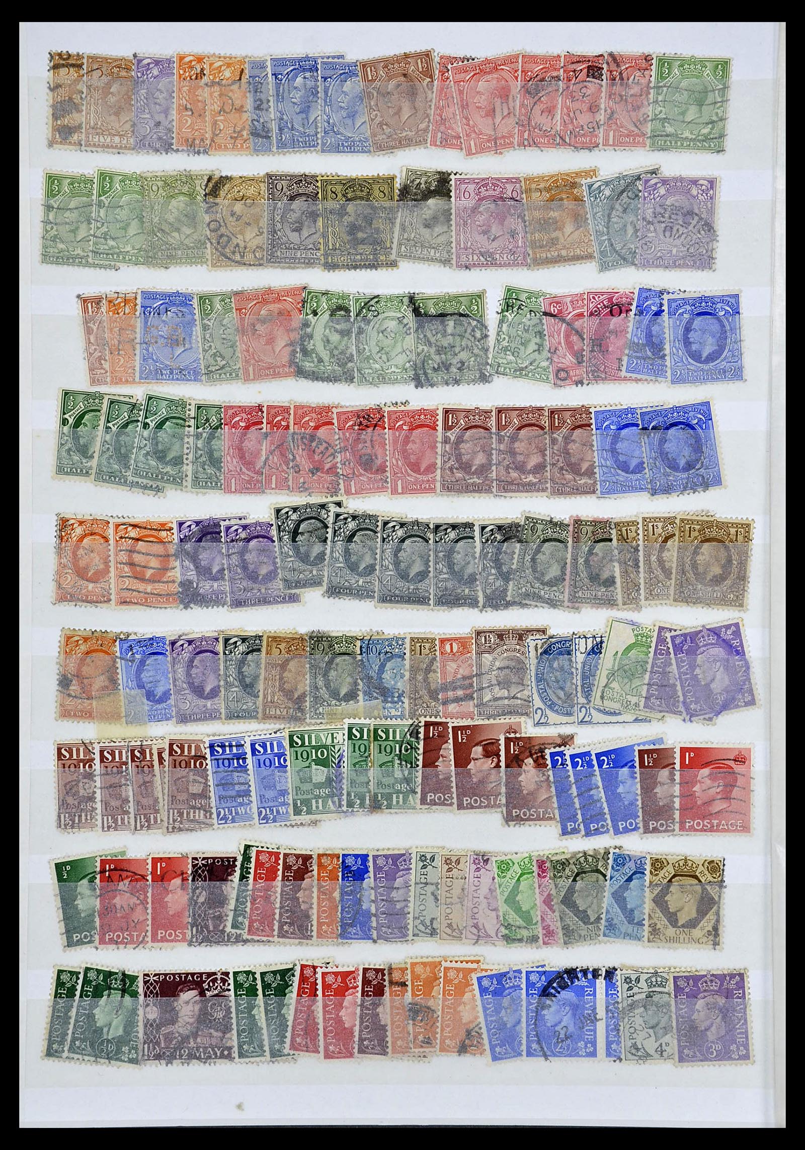 34373 028 - Postzegelverzameling 34373 Engeland 1858-1970.