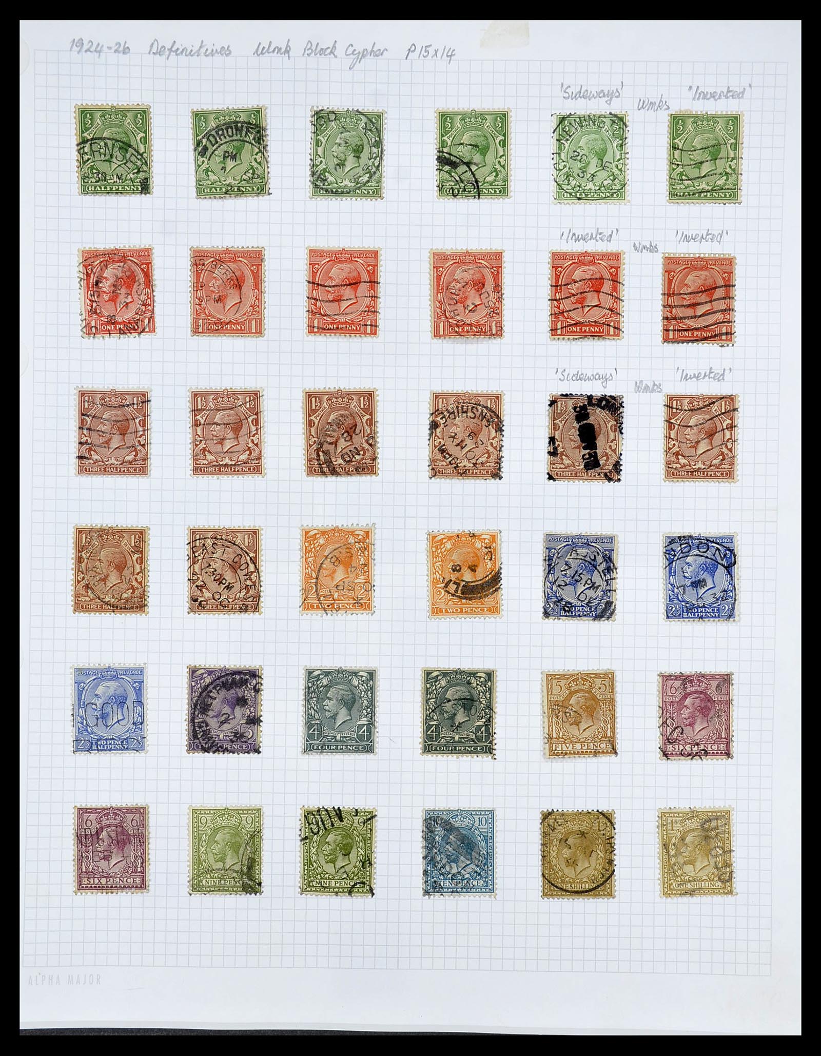 34373 031 - Postzegelverzameling 34373 Engeland 1858-1970.