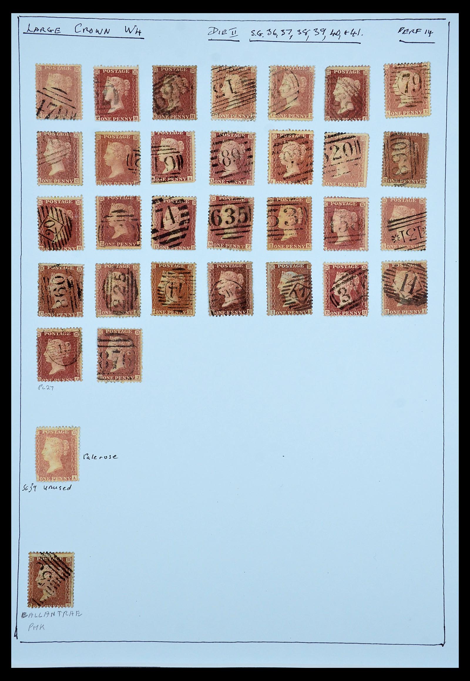 34373 034 - Stamp collection 34373 Great Britain 1858-1970.