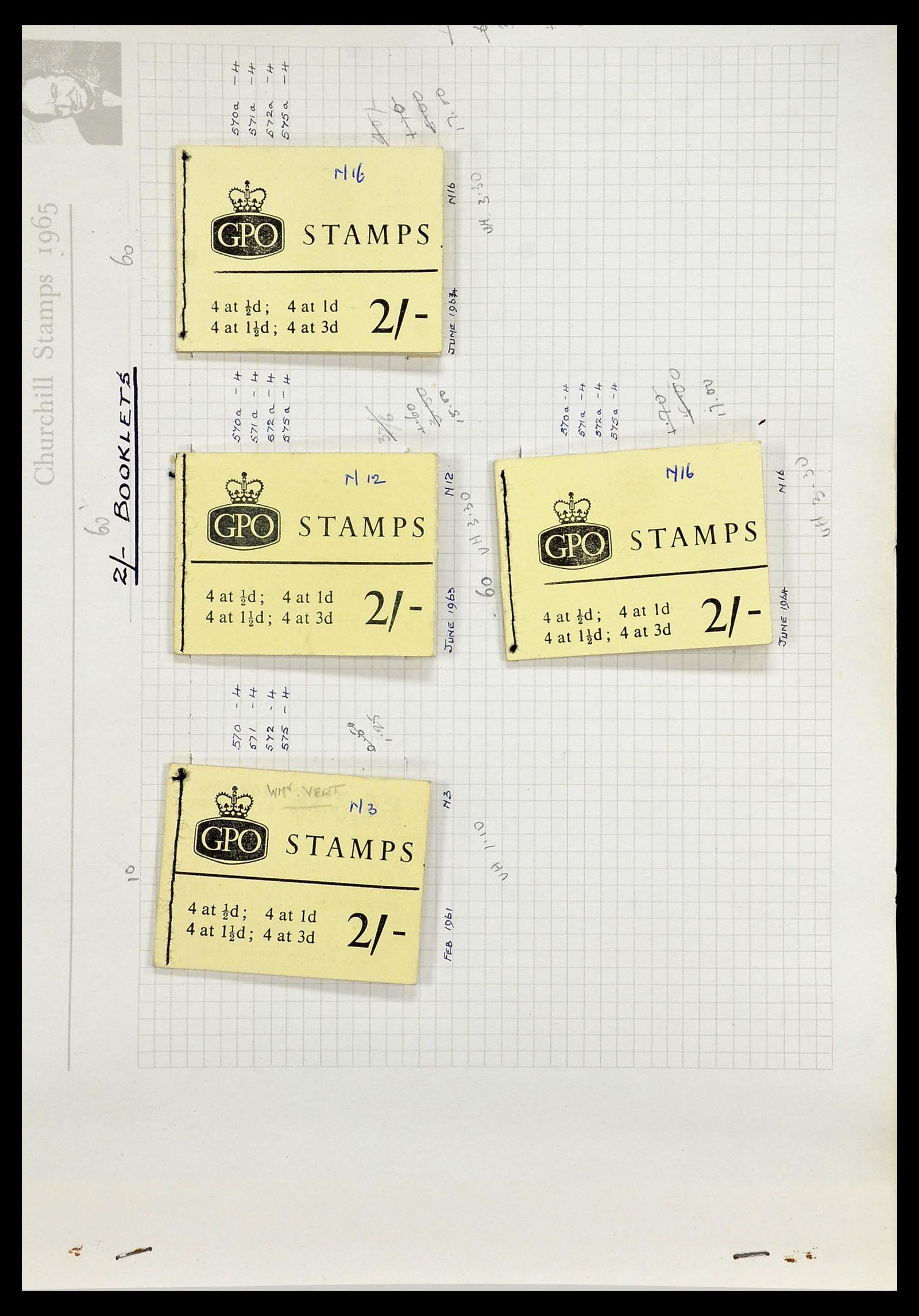34373 035 - Postzegelverzameling 34373 Engeland 1858-1970.