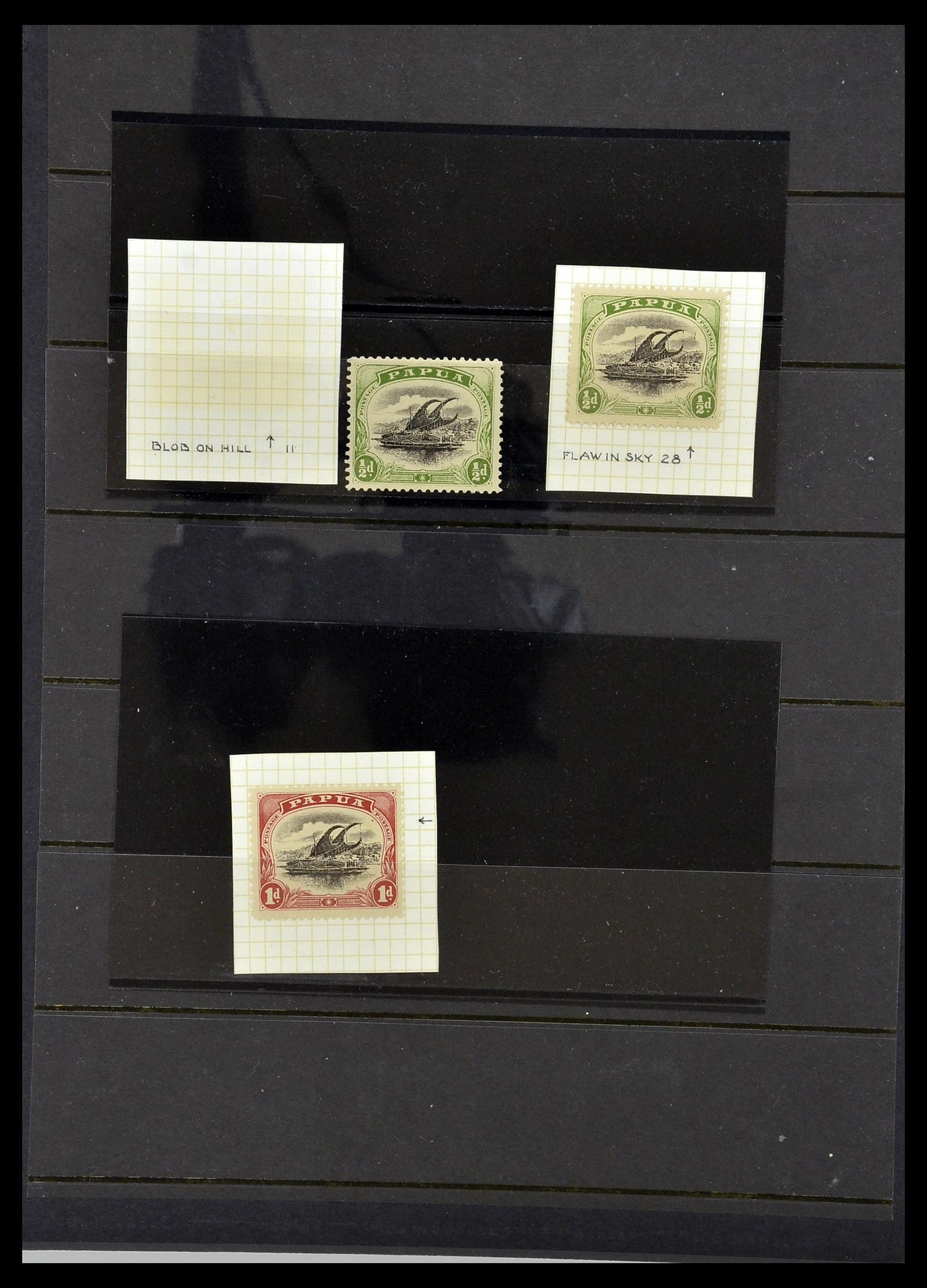 34374 003 - Postzegelverzameling 34374 Papua 1907-1931.