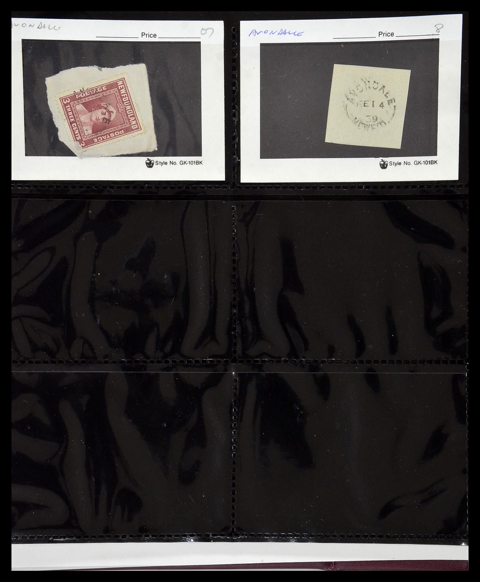 34380 008 - Postzegelverzameling 34380 Newfoundland stempelverzameling 1868-1950.