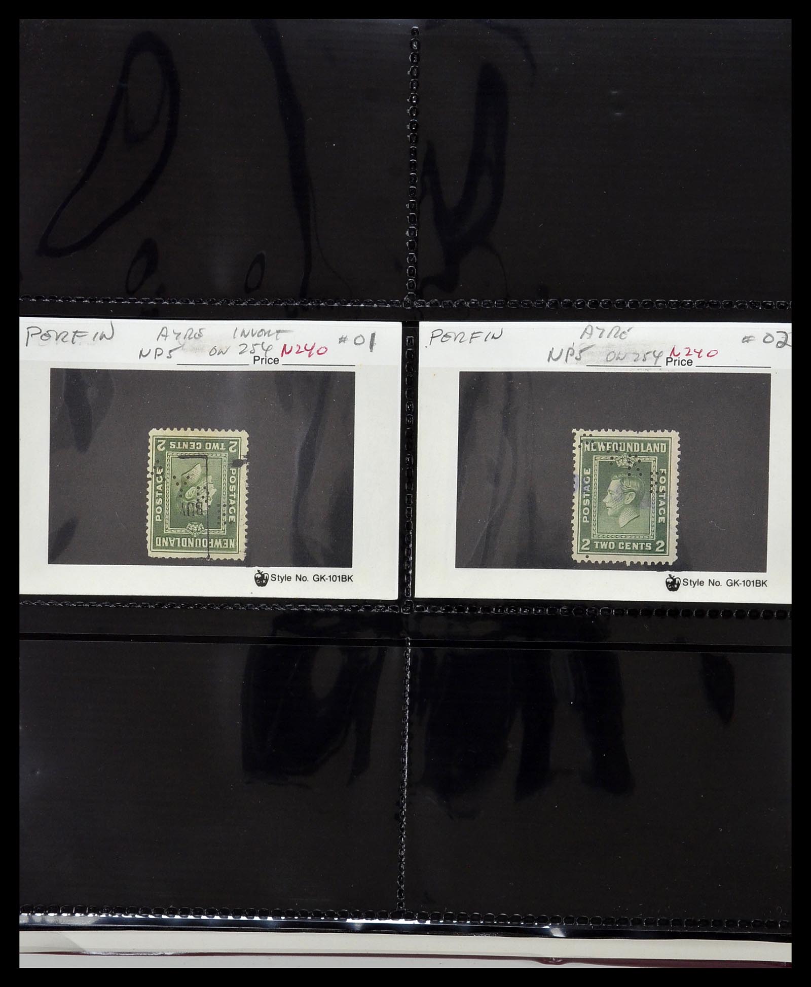 34380 622 - Postzegelverzameling 34380 Newfoundland stempelverzameling 1868-1950.