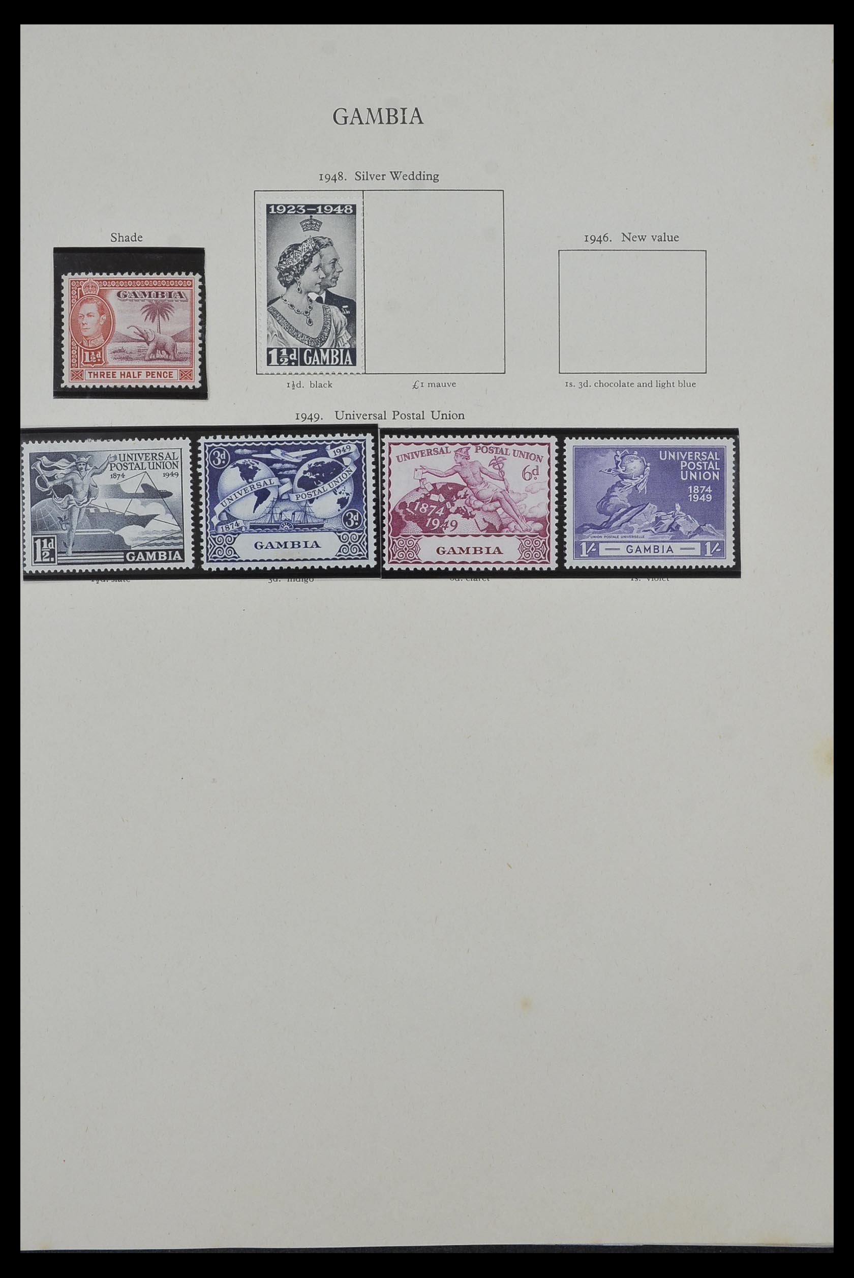 34381 003 - Postzegelverzameling 34381 Engelse koloniën 1937-1984.