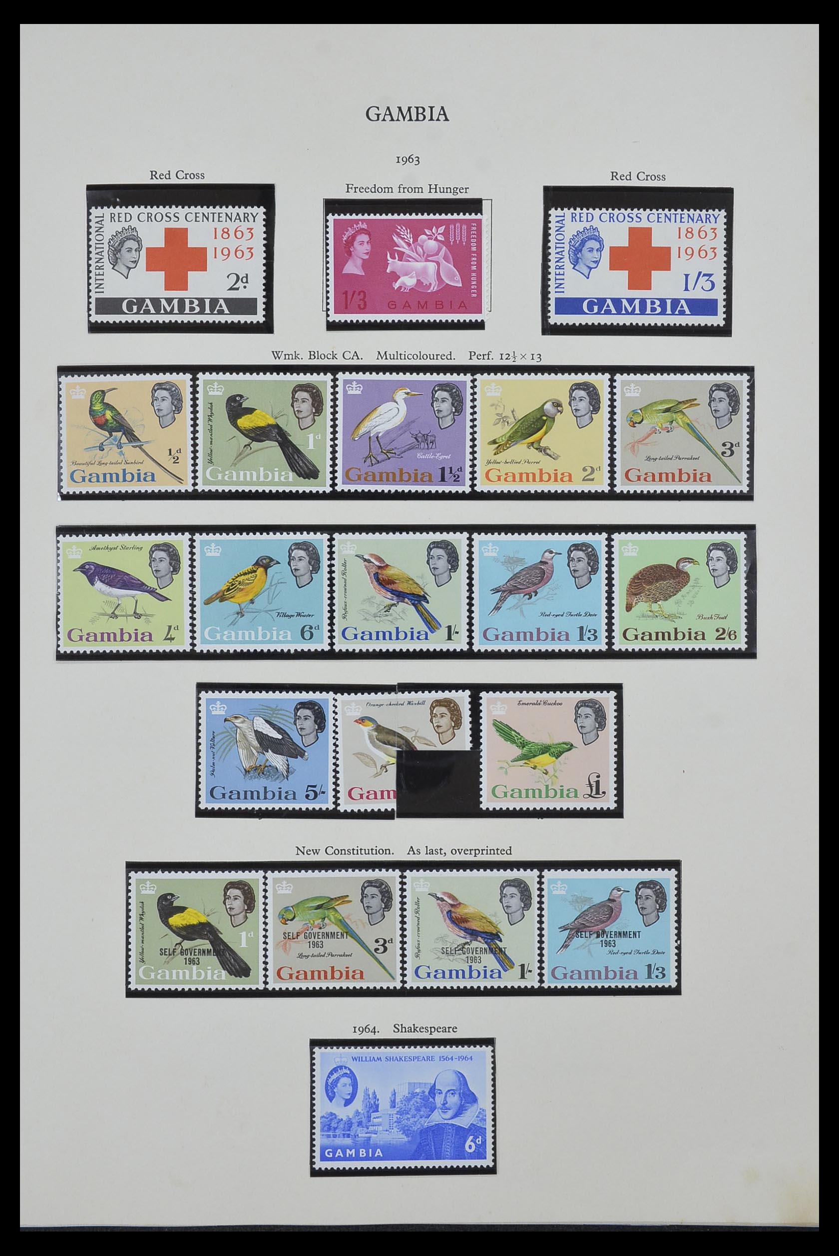 34381 005 - Postzegelverzameling 34381 Engelse koloniën 1937-1984.