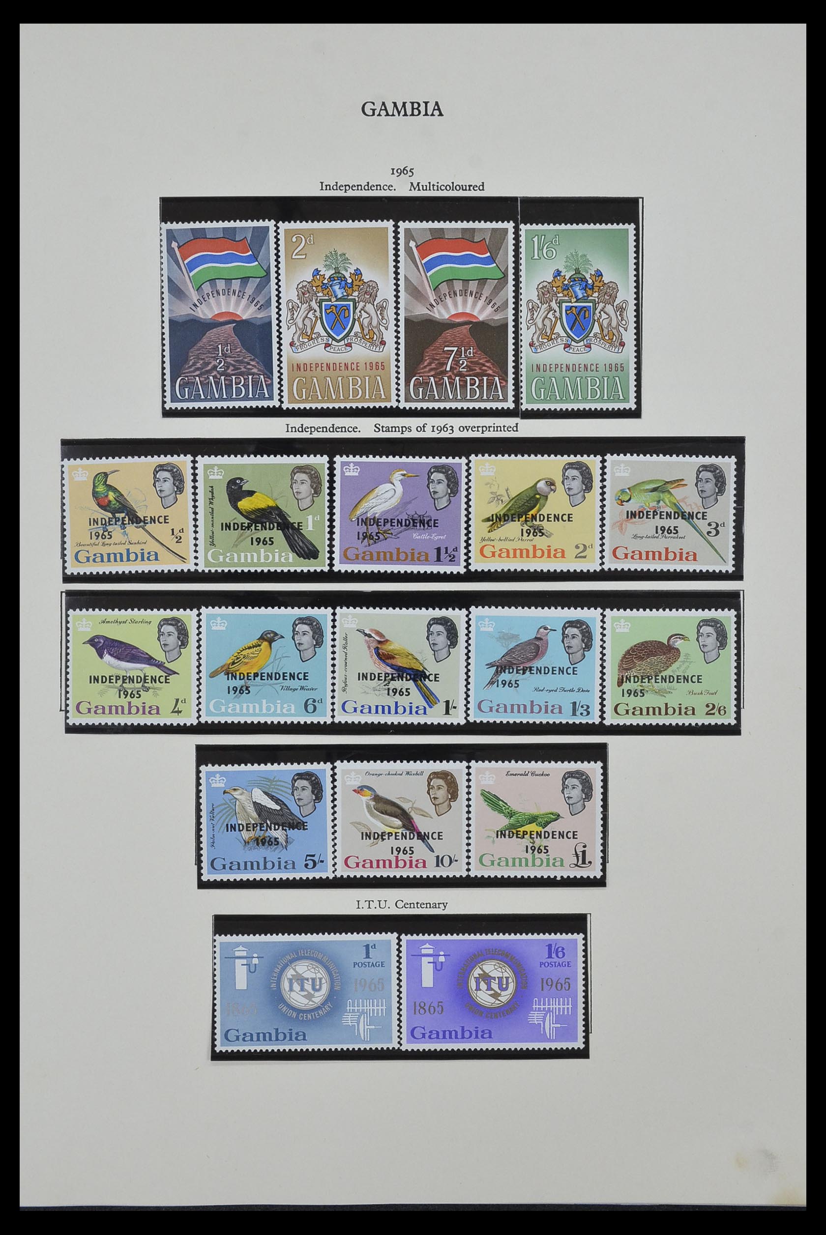 34381 006 - Postzegelverzameling 34381 Engelse koloniën 1937-1984.