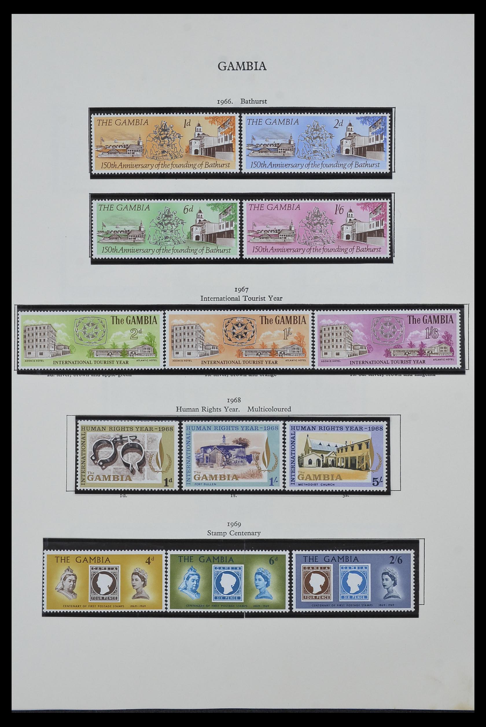34381 008 - Postzegelverzameling 34381 Engelse koloniën 1937-1984.