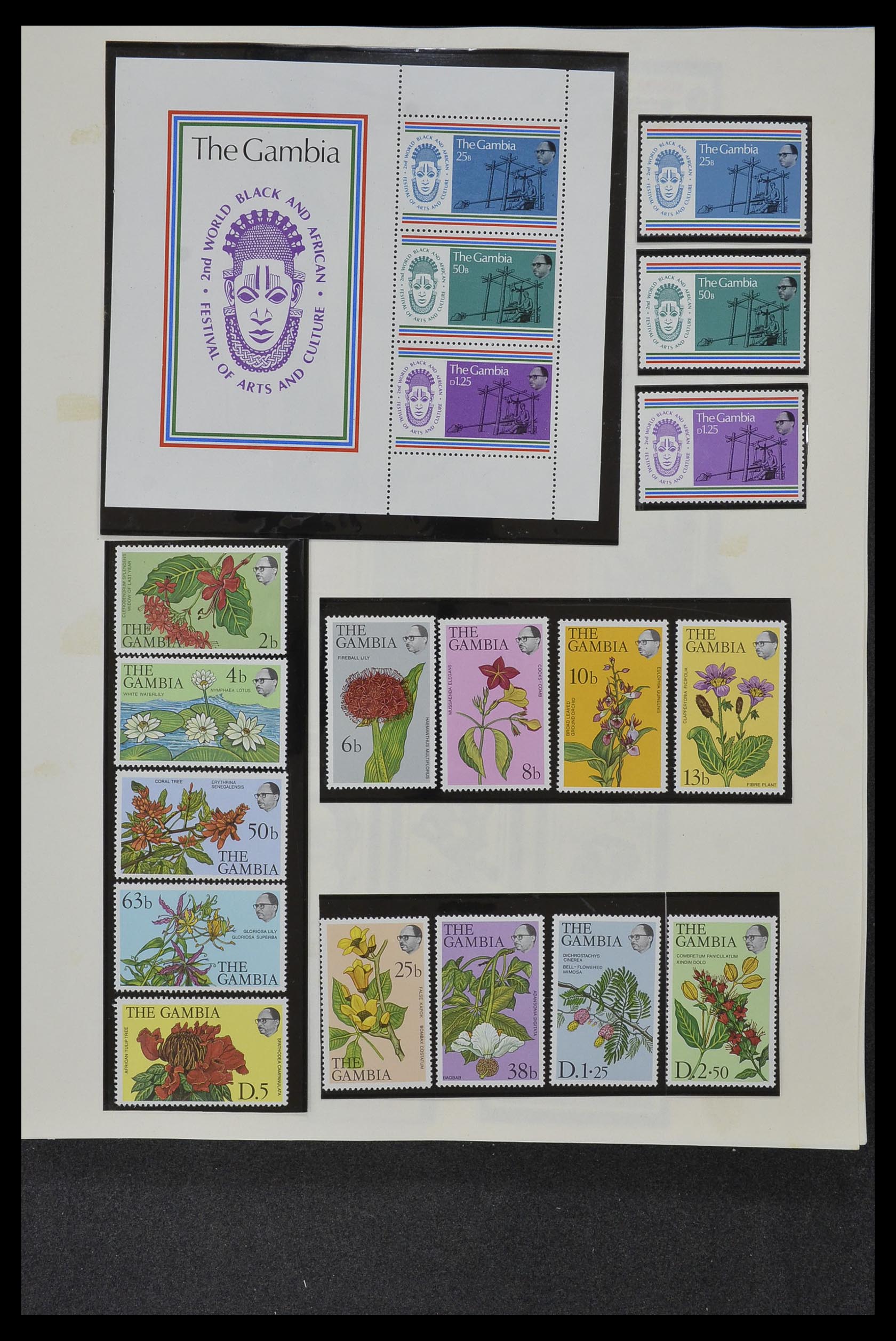34381 015 - Postzegelverzameling 34381 Engelse koloniën 1937-1984.