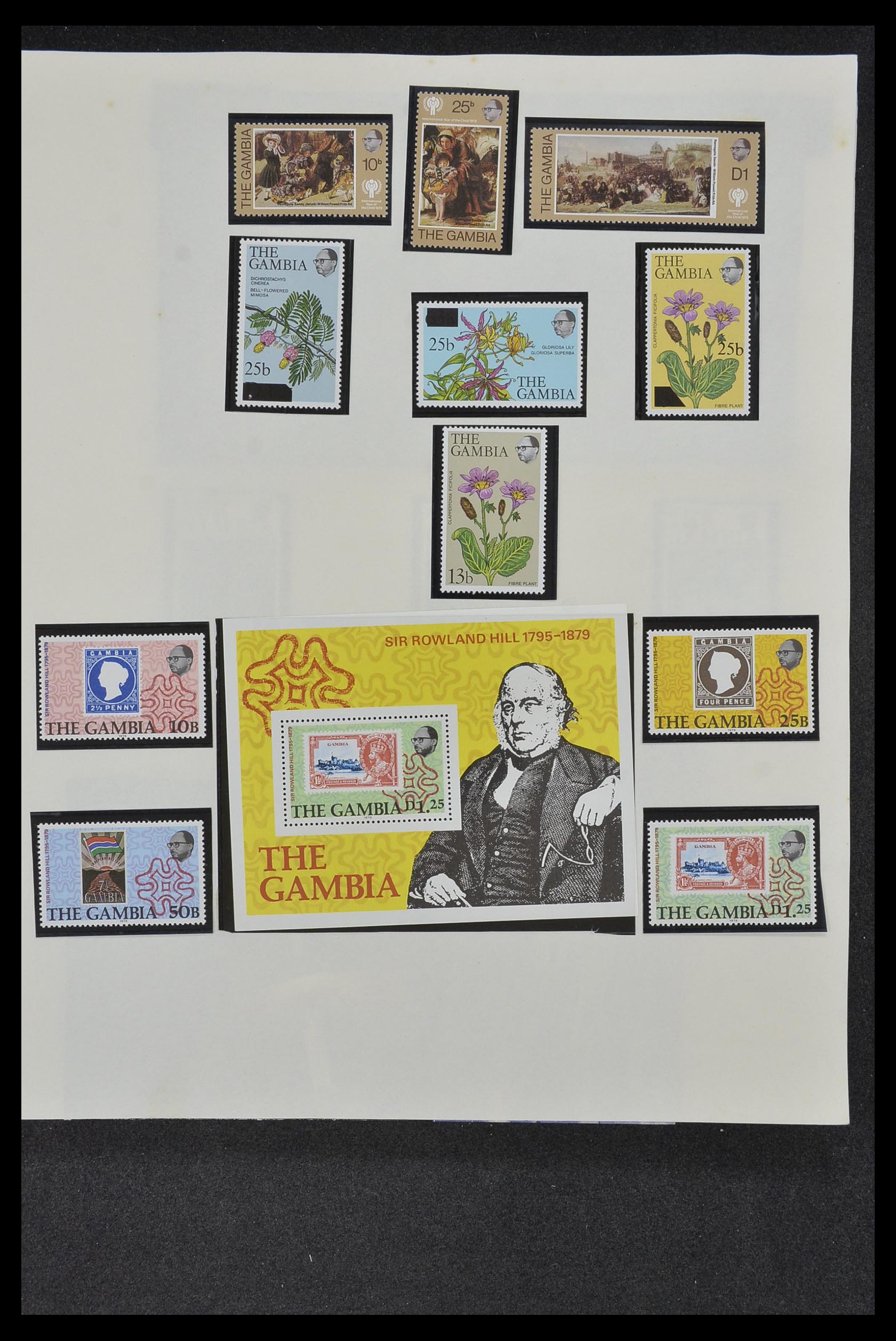 34381 018 - Postzegelverzameling 34381 Engelse koloniën 1937-1984.