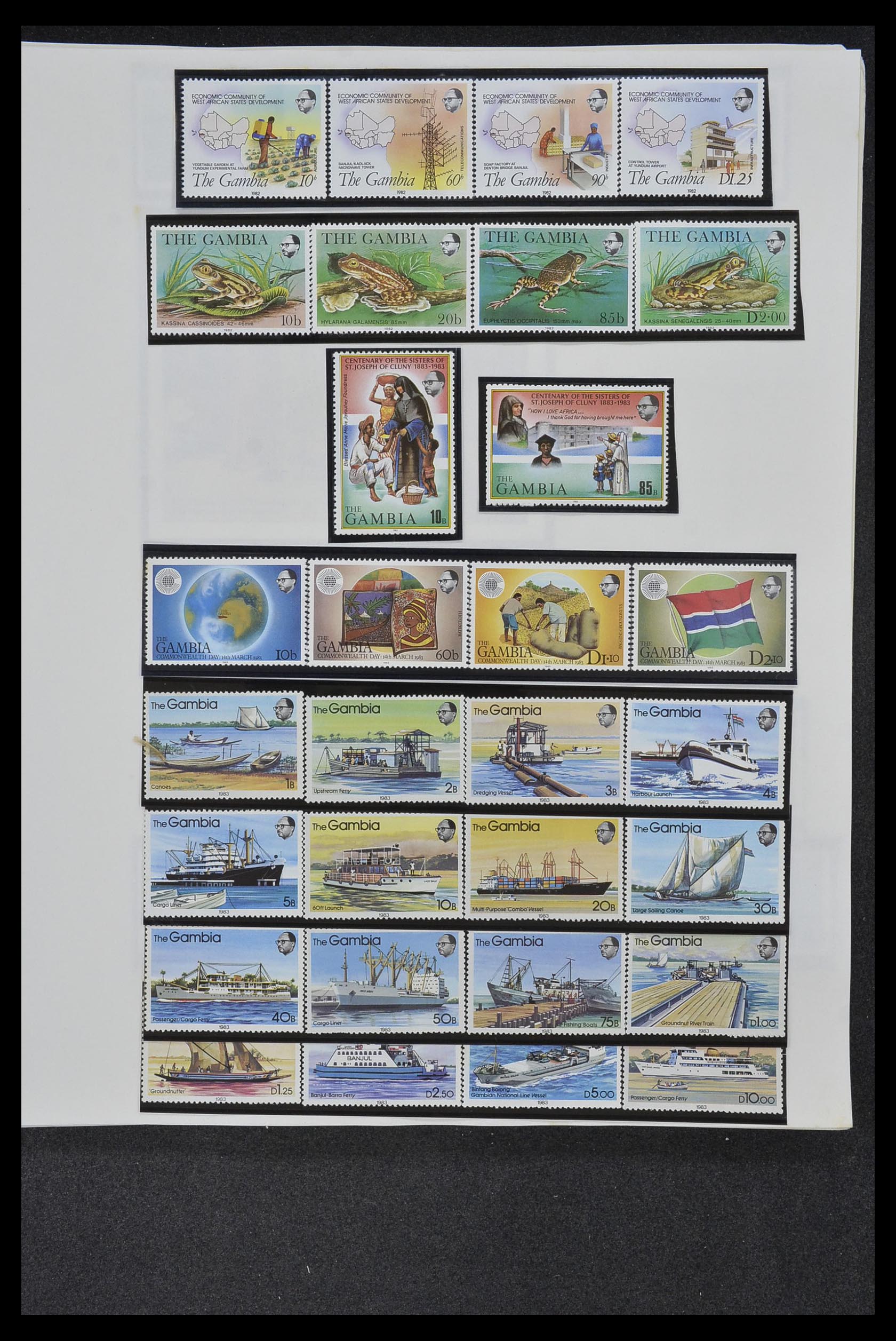 34381 023 - Postzegelverzameling 34381 Engelse koloniën 1937-1984.